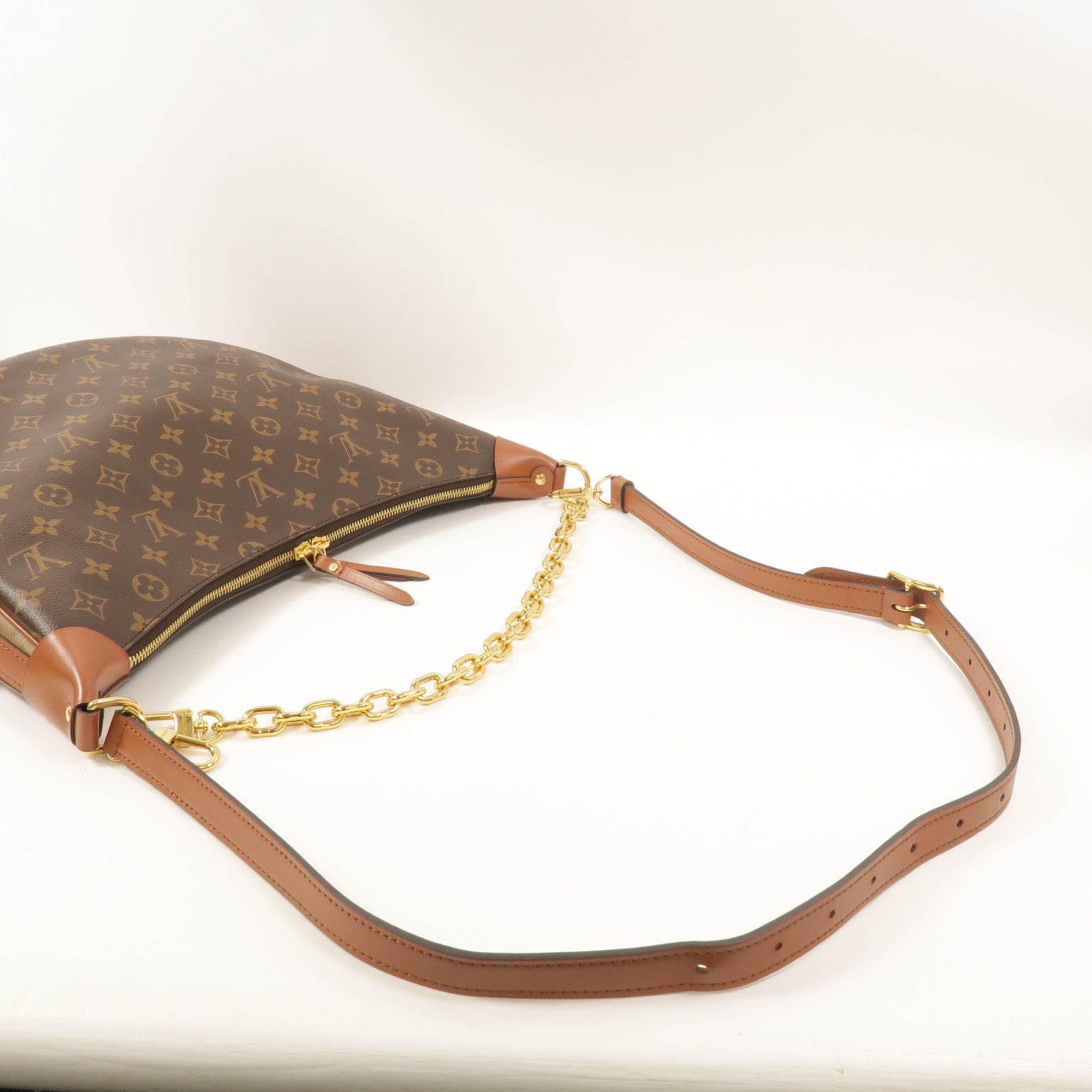 LOUIS VUITTON Monogram Reverse Loop Hobo手挽肩背兩用袋