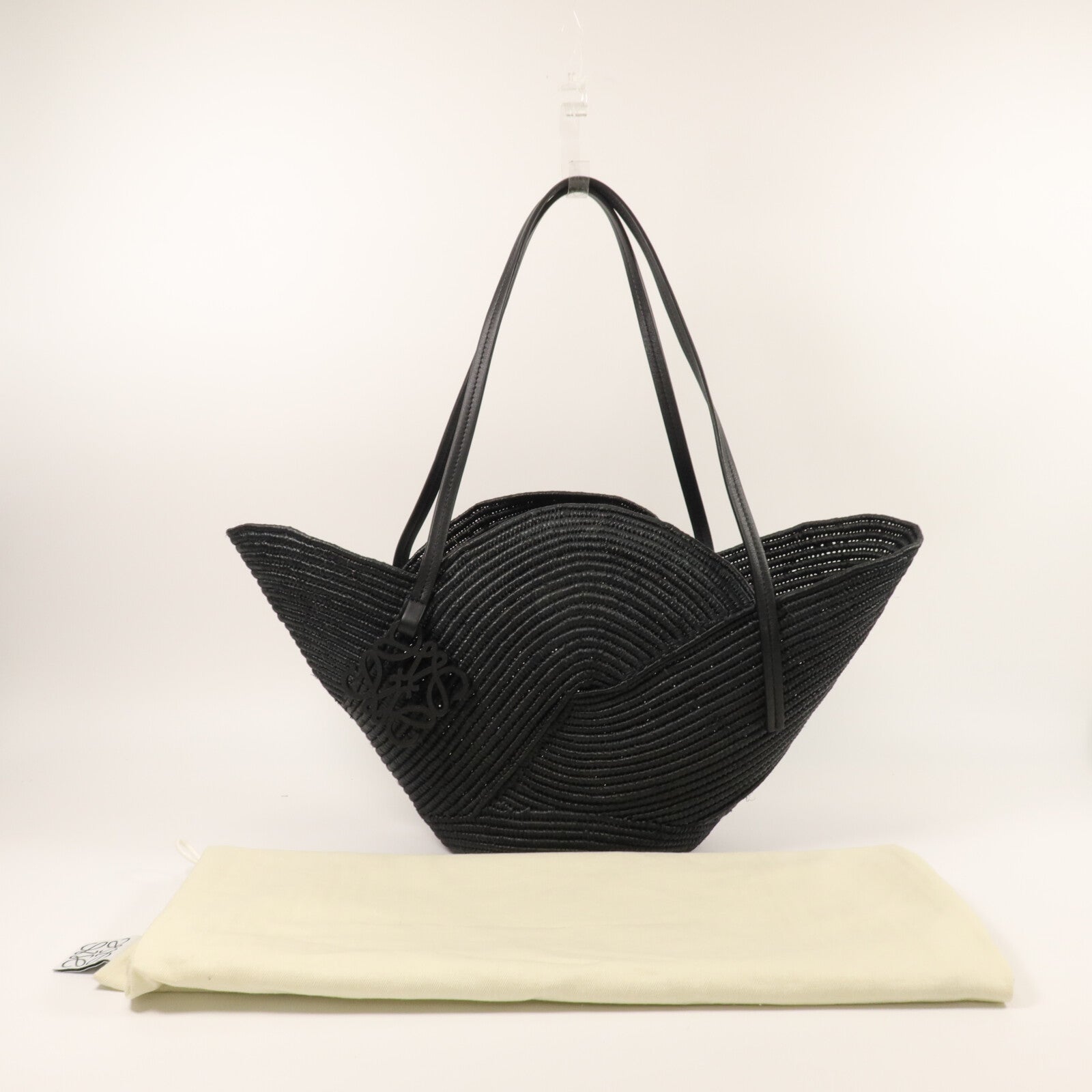 LOEWE Raffia/牛皮皮革x Paula's Ibiza Petal Tote Bag手挽袋