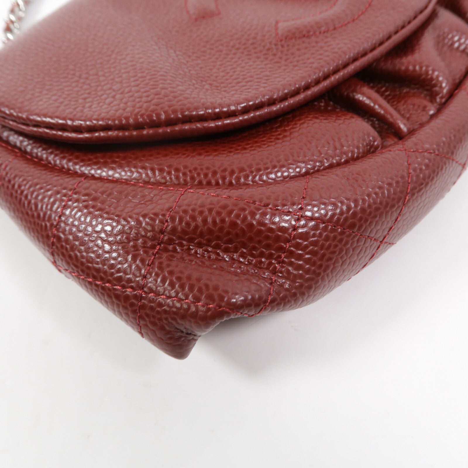 CHANEL 牛皮皮革Shoulder Bag鏈帶肩背袋