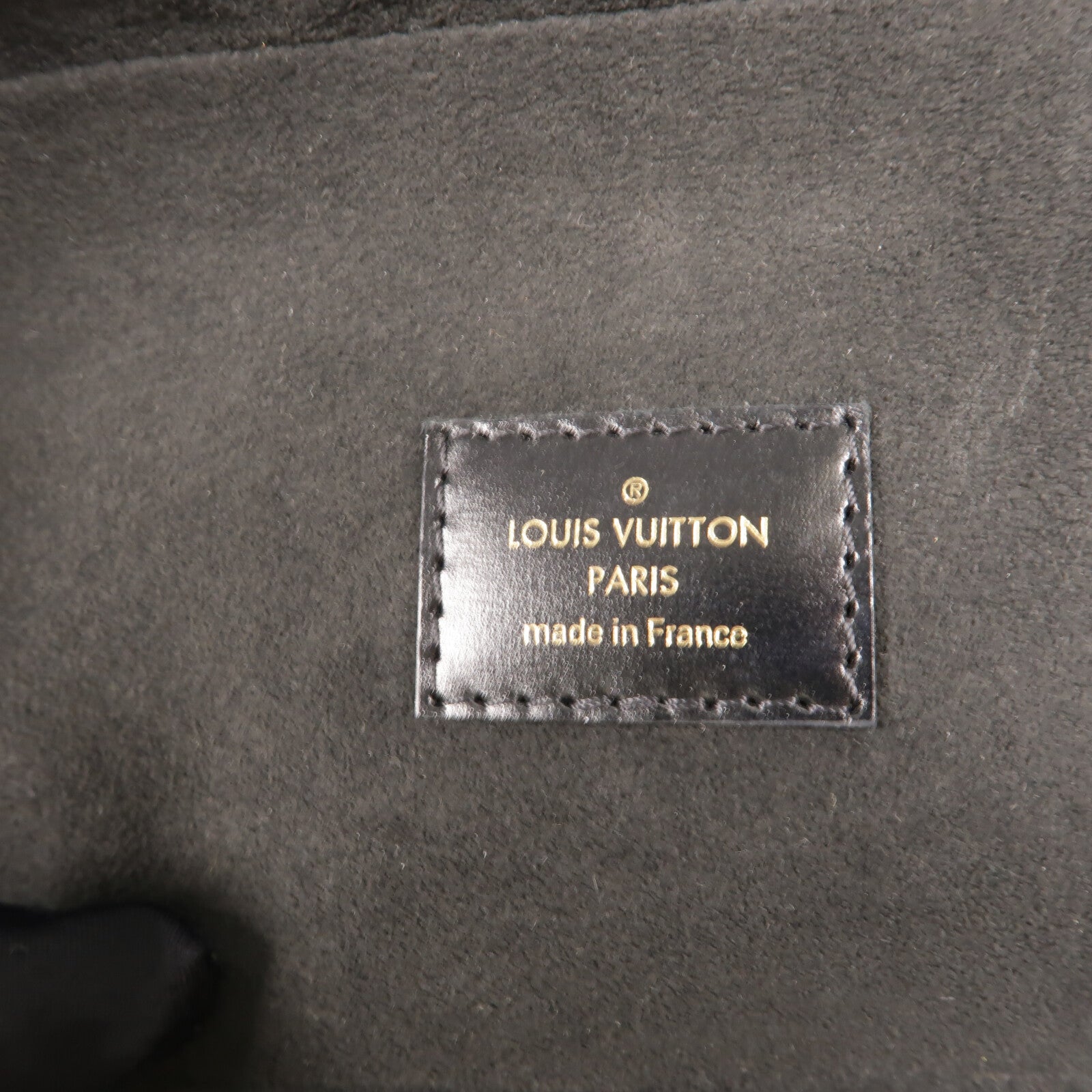 LOUIS VUITTON Monogram Reverse Vanity PM手挽肩背兩用袋棕色