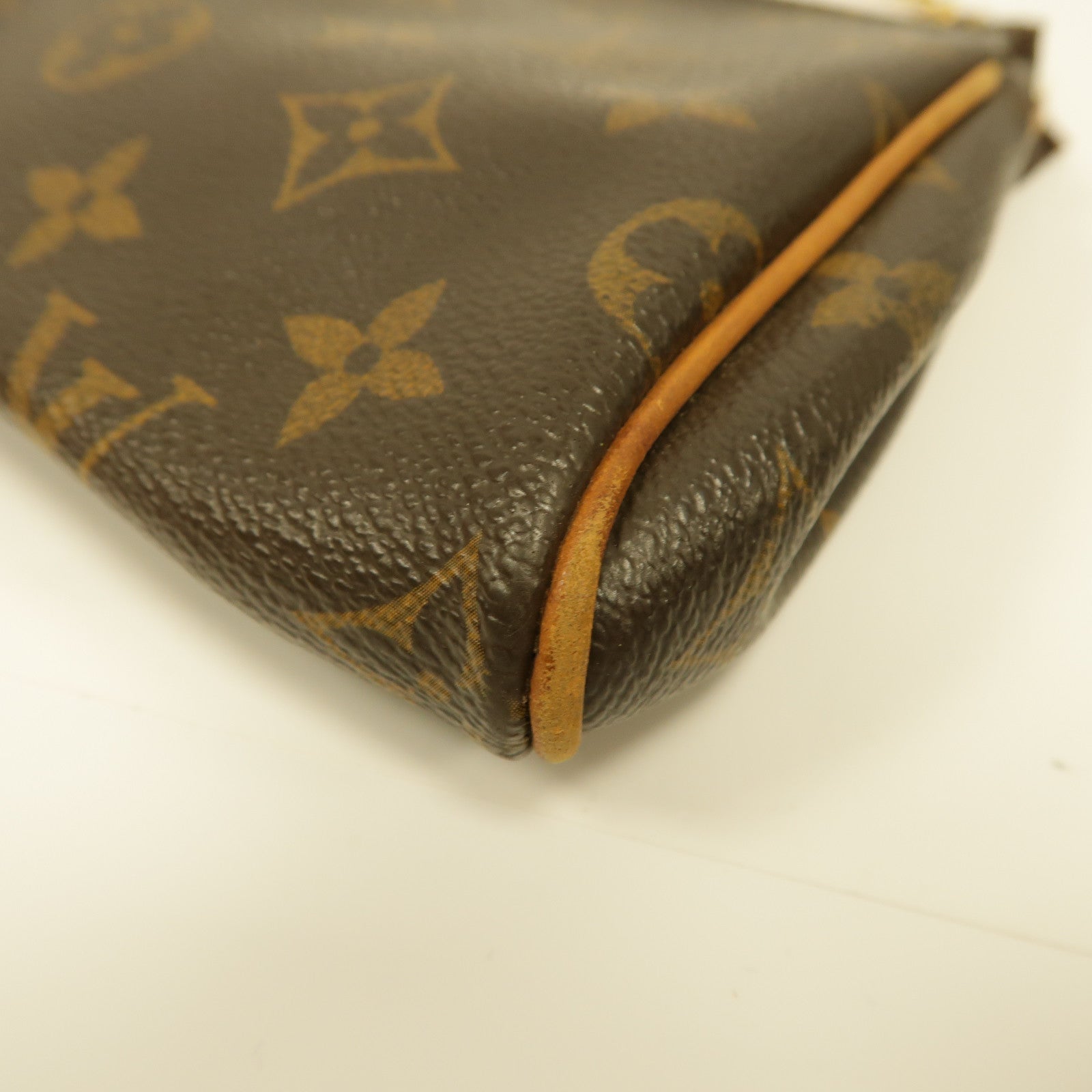 LOUIS VUITTON Monogram Eva金扣手挽肩背兩用袋啡色