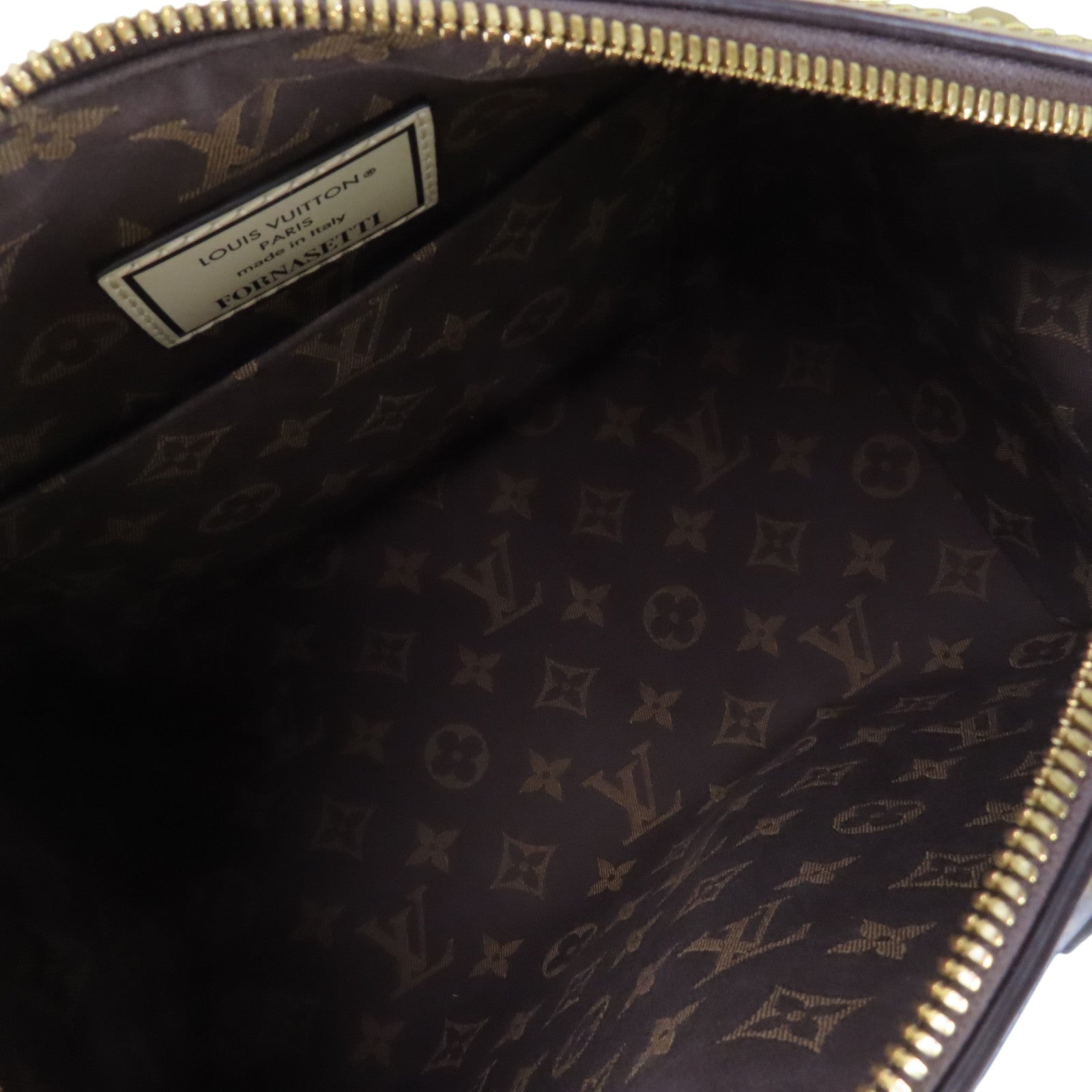 LOUIS VUITTON 塗層帆布Vuitton Fornasetti金扣手挽肩背兩用袋