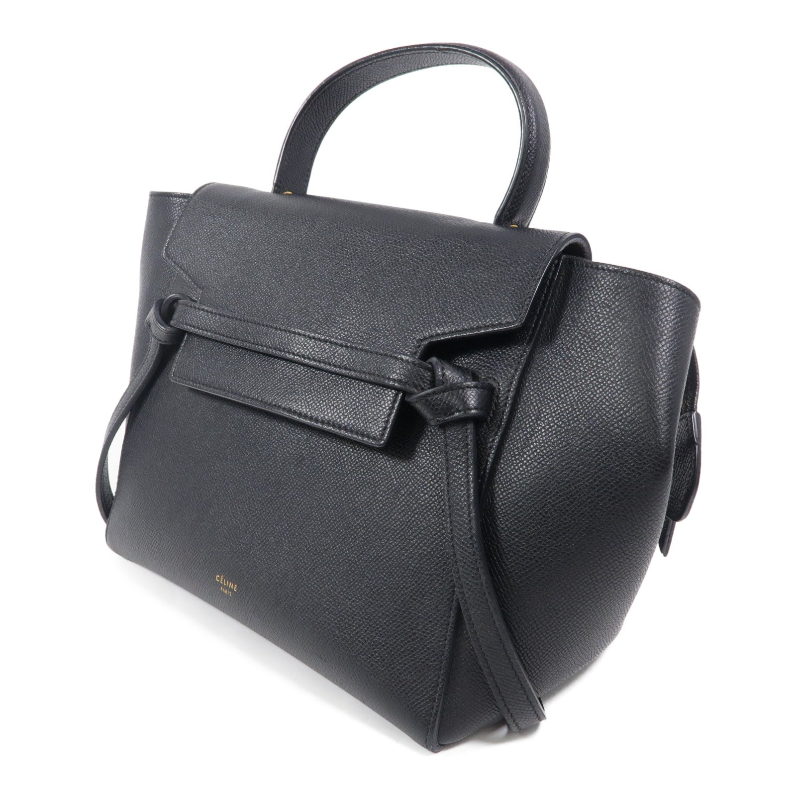 CELINE 牛皮皮革Micro Belt Bag手挽肩背兩用袋