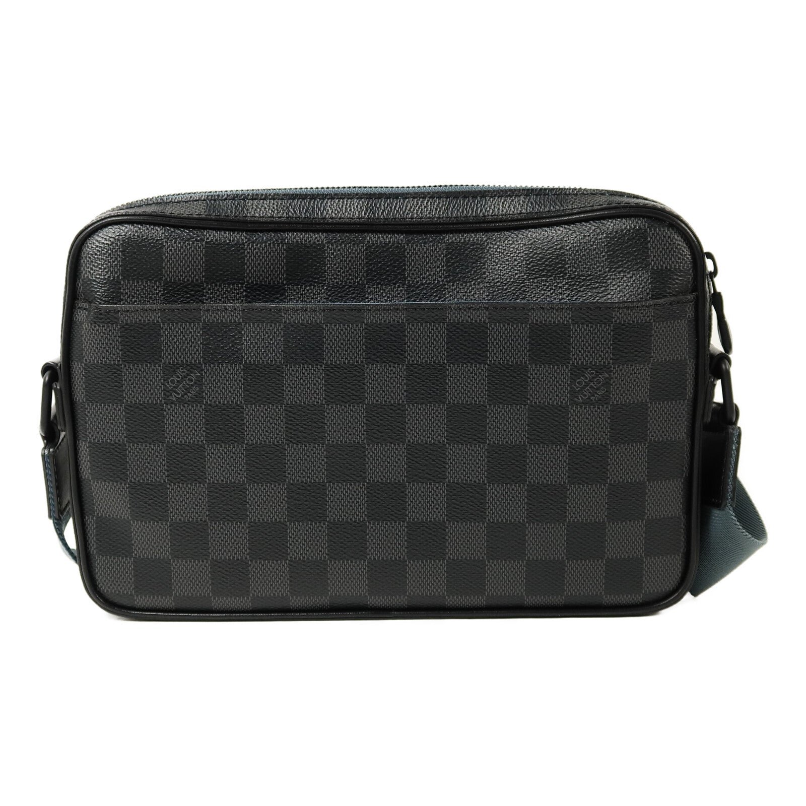 LOUIS VUITTON Damier Graphite Alpha Messenger Bag肩背袋