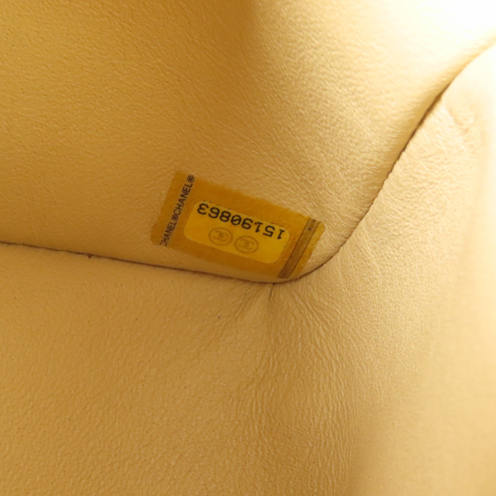 CHANEL 牛皮皮革Jumbo銀扣鏈帶肩背袋