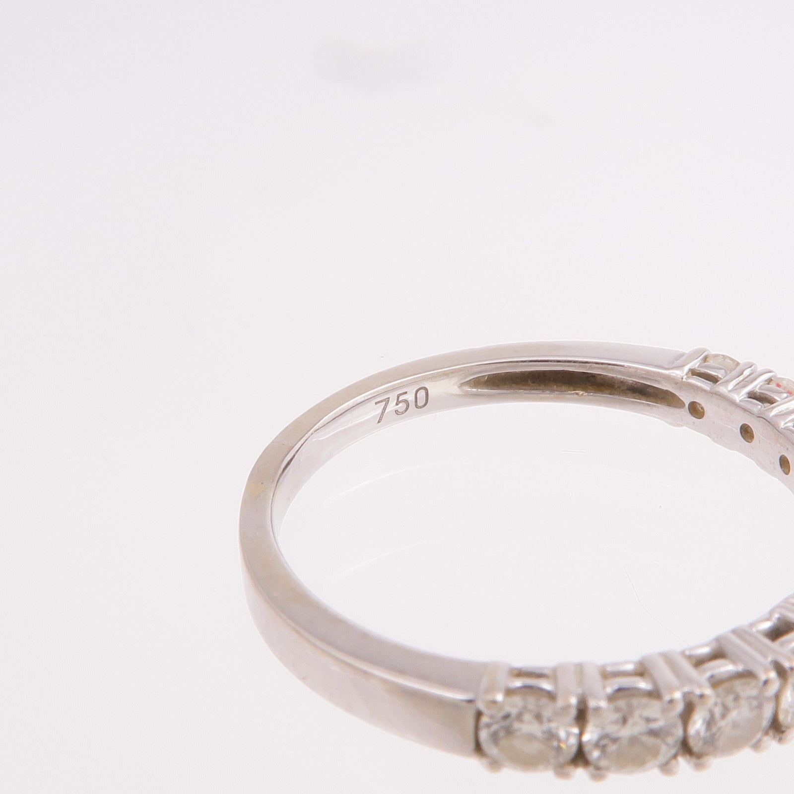 JEWELRY 【激減優惠】18K白金Diamond Ring鑽石戒指US#7