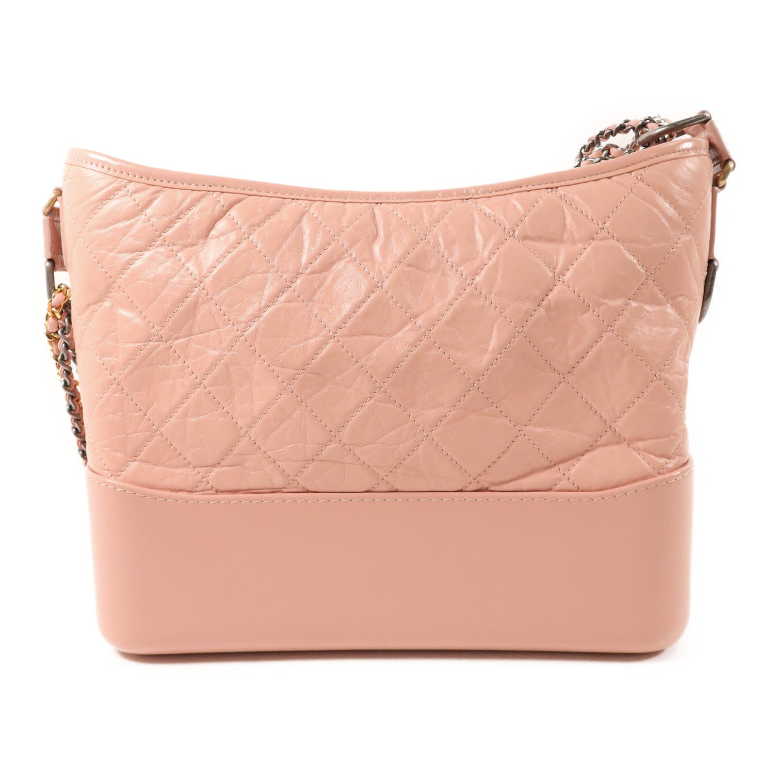 CHANEL 牛皮皮革Gabrielle Medium鏈帶肩背袋