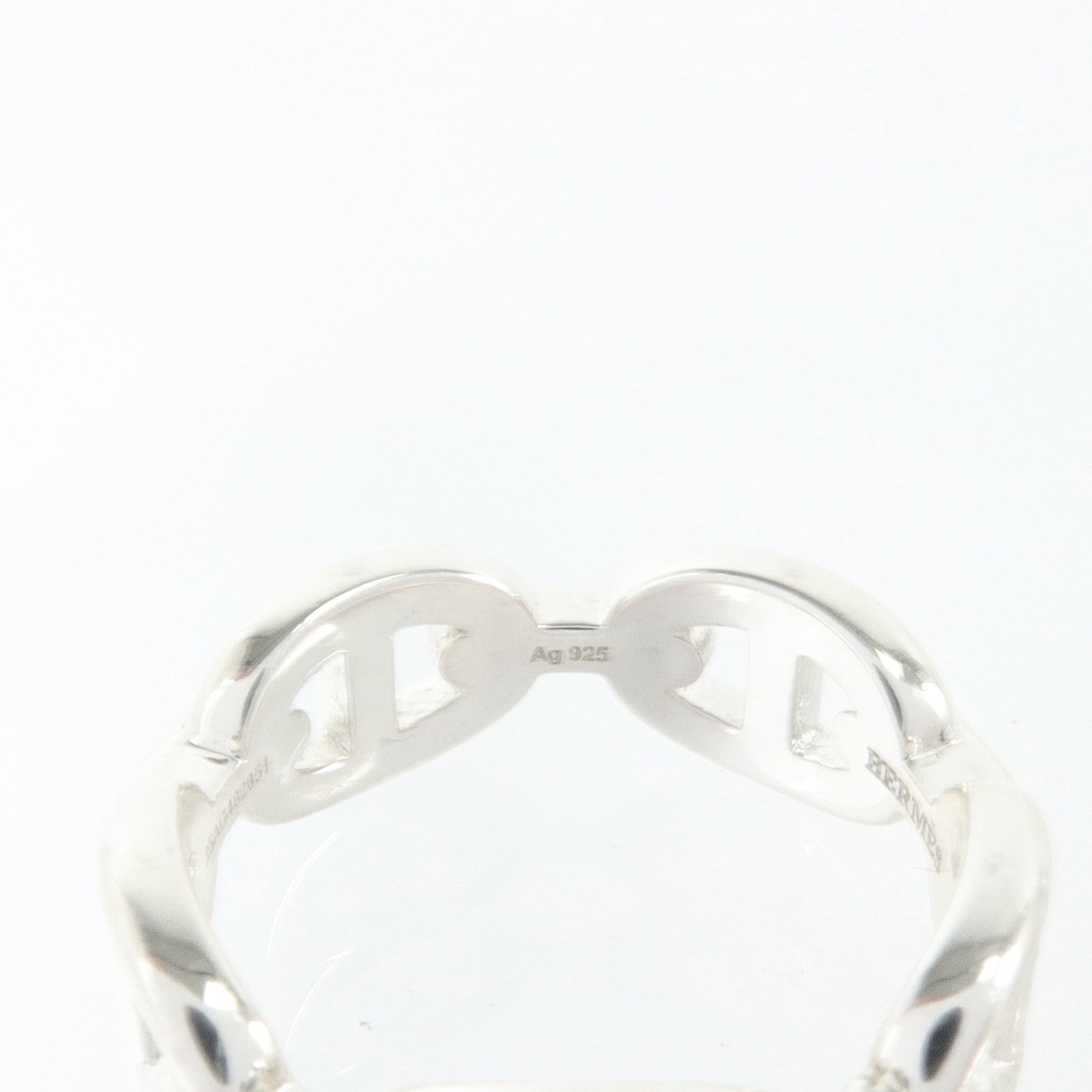 HERMES 925純銀Chaine D'Ancre Ring戒指