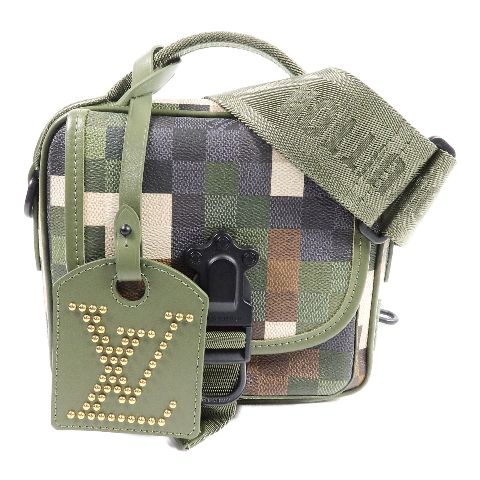 LOUIS VUITTON Damoflage Taigarama Quest Messenger手挽肩背兩用袋