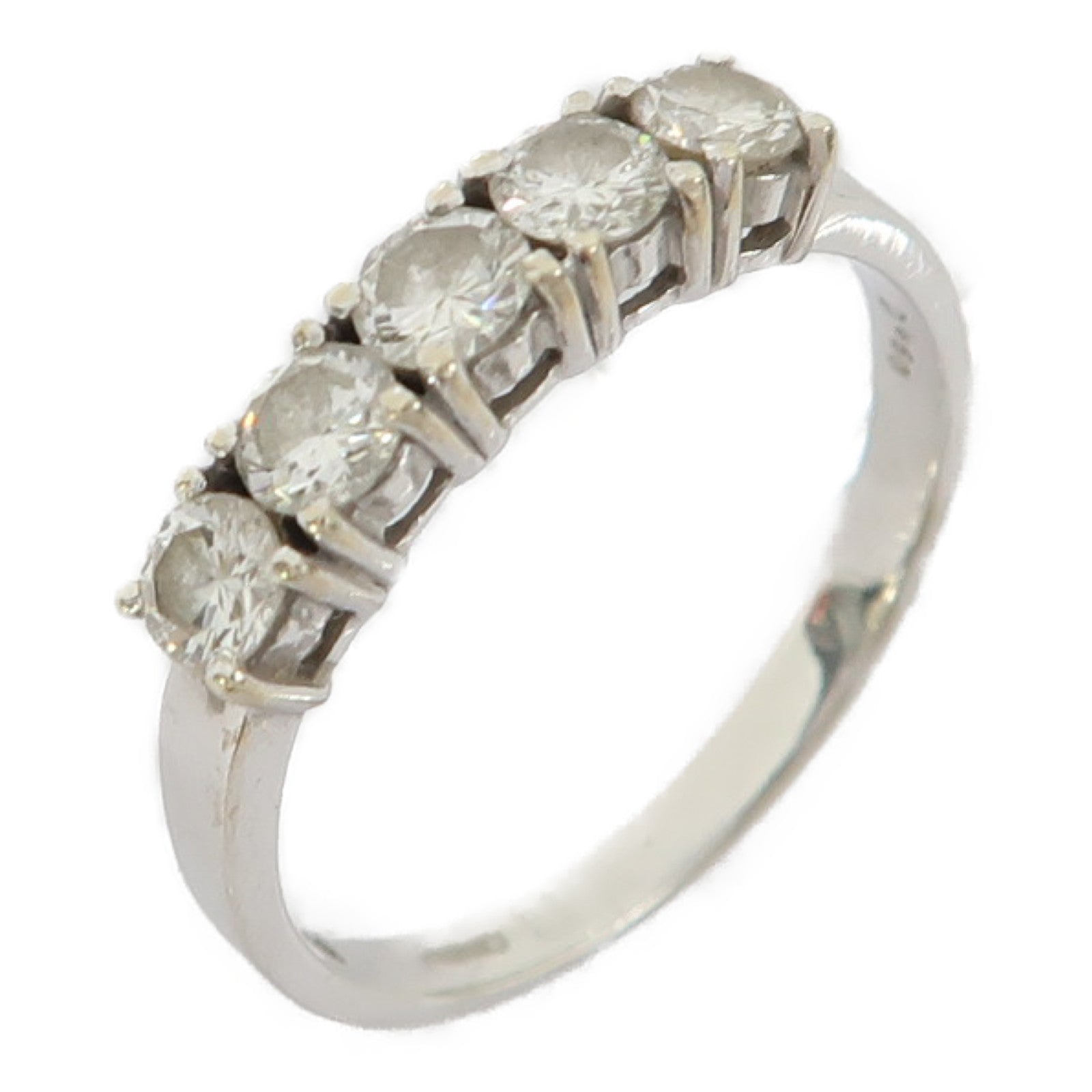 JEWELRY 【激減優惠】18K白金Diamond Ring 2.3g 0.60ct鑽石戒指US#6.5