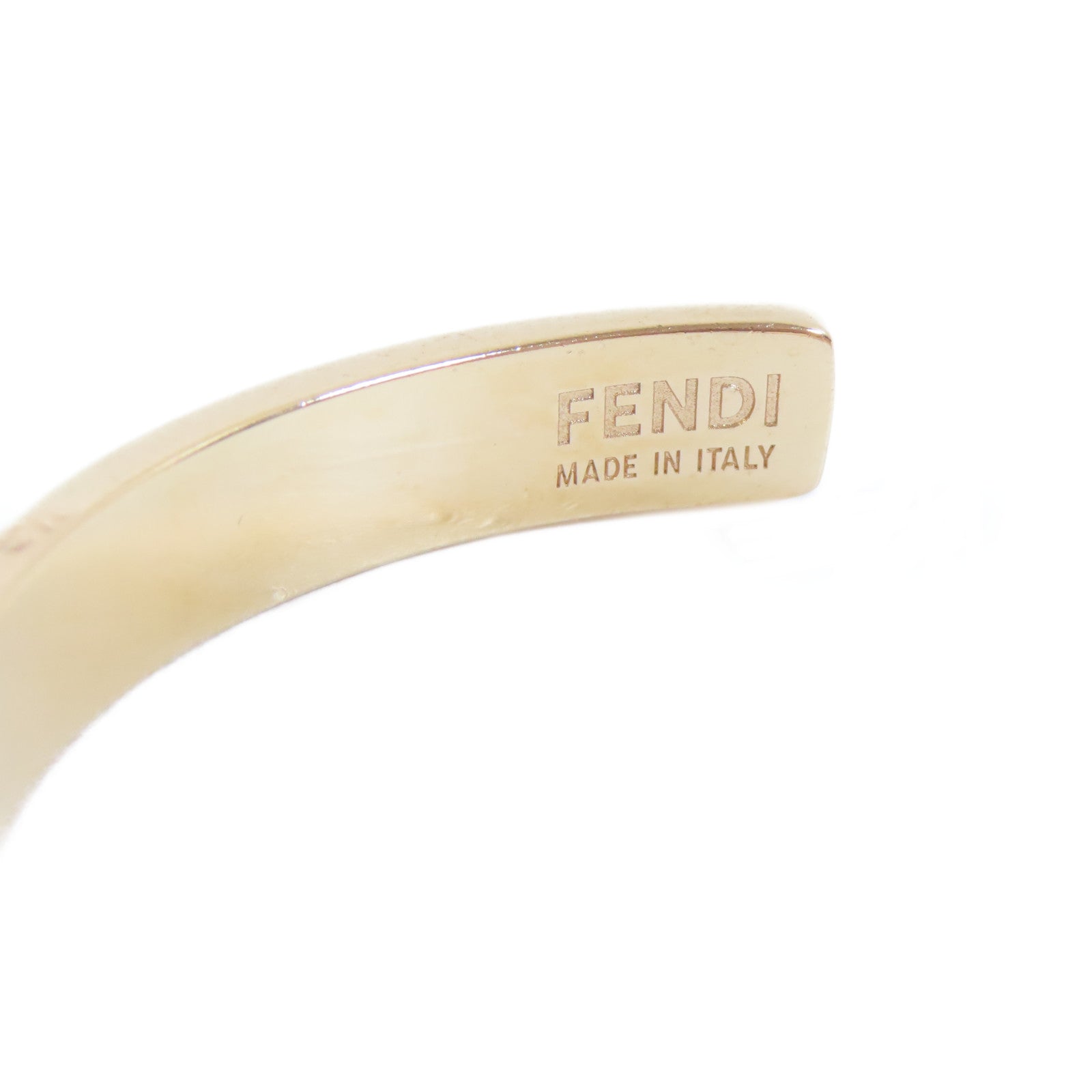 FENDI 金屬Bangle手鐲金色#15.5cm