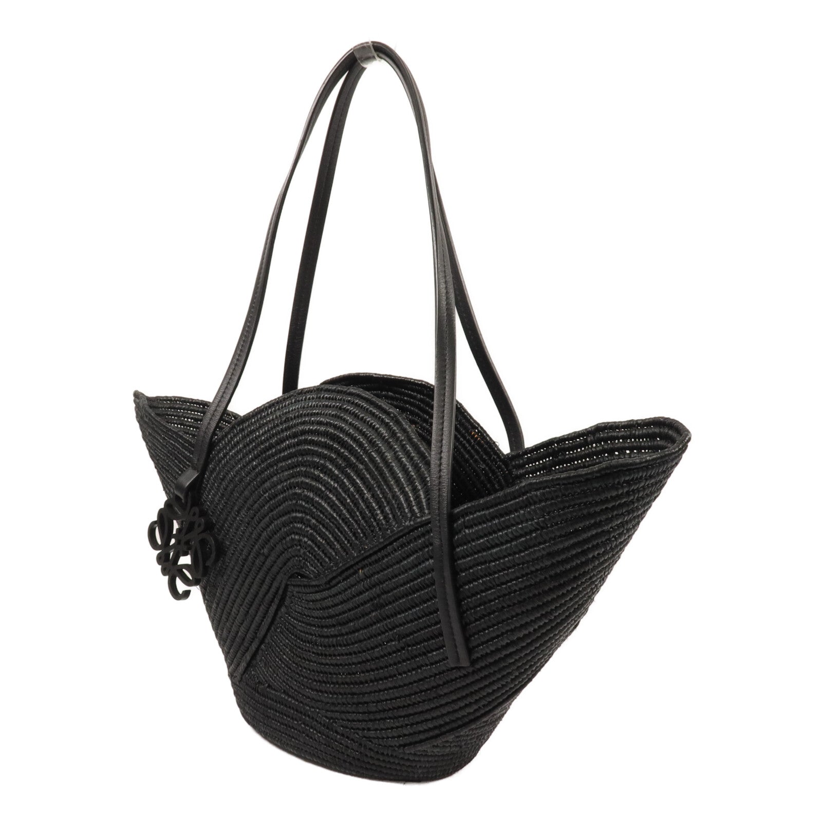 LOEWE Raffia/牛皮皮革x Paula's Ibiza Petal Tote Bag手挽袋