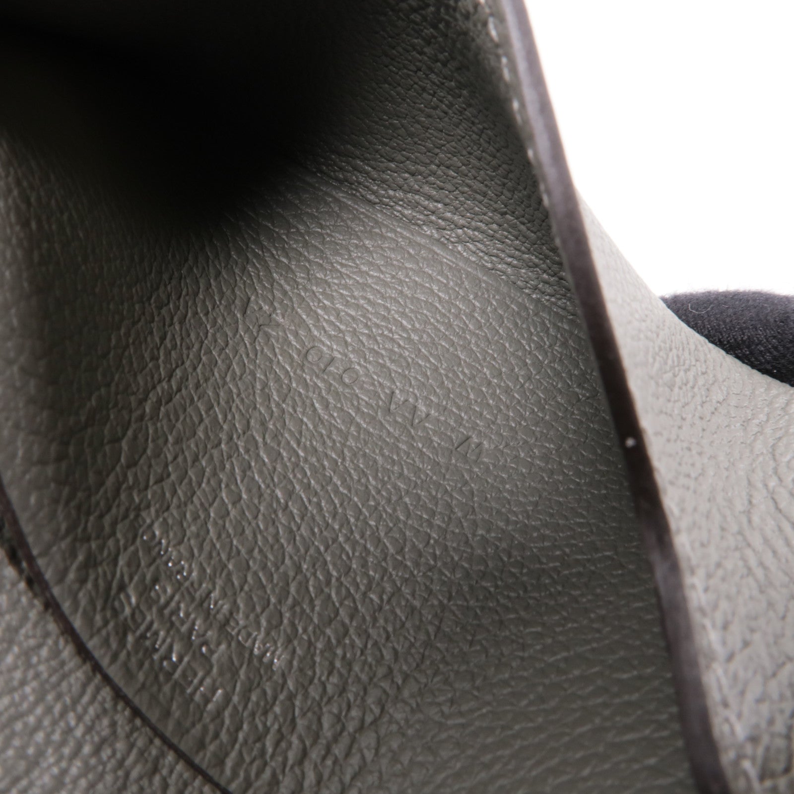HERMES Evercolor皮革Porte-Cartes銀扣卡片套Gris Meyer灰色