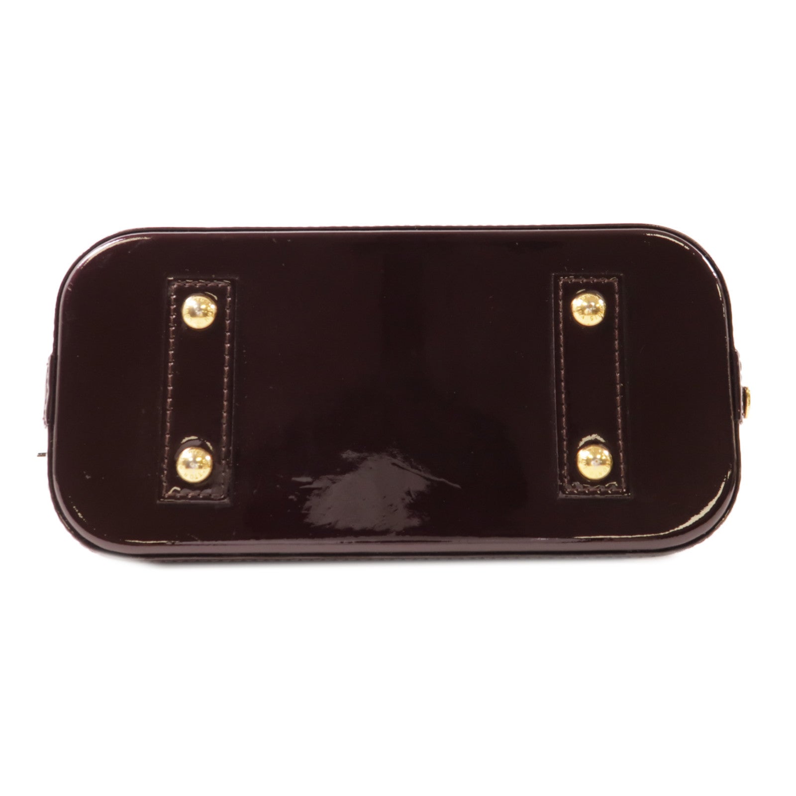 LOUIS VUITTON Vernis Alma BB金扣手挽肩背兩用袋