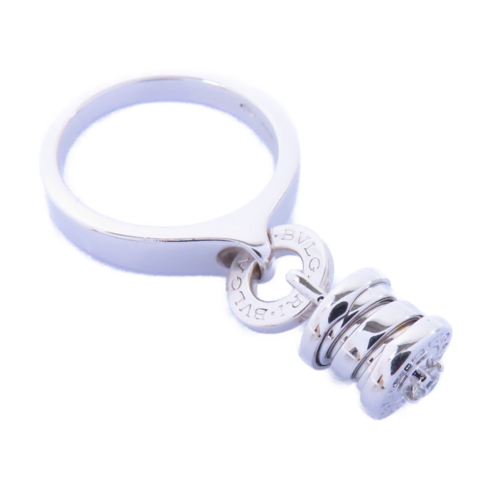 BVLGARI 【激減優惠】18K白金Element Diamond Ring戒指US#6
