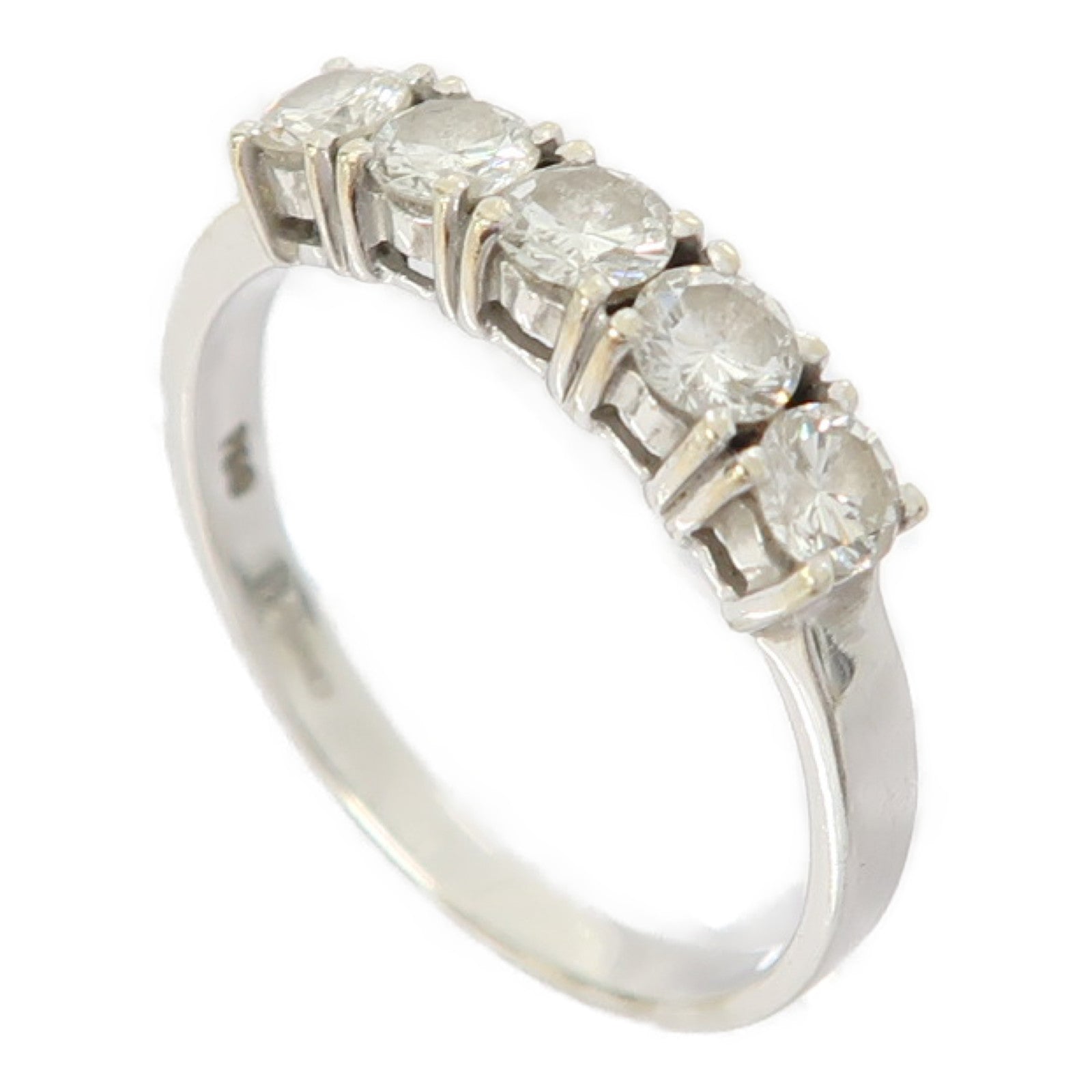 JEWELRY 【激減優惠】18K白金Diamond Ring 2.3g 0.60ct鑽石戒指US#6.5