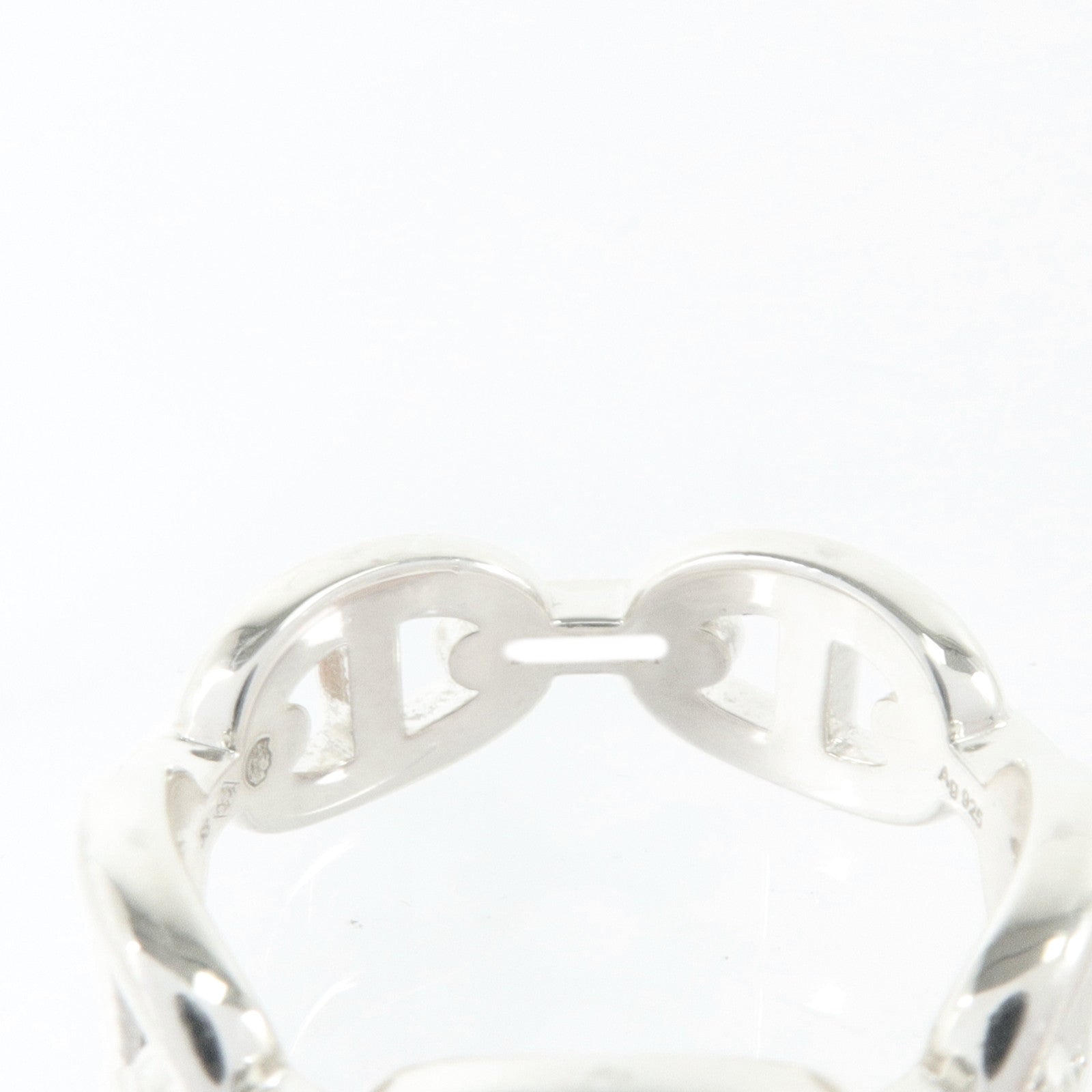 HERMES 925純銀Chaine D'Ancre Ring戒指