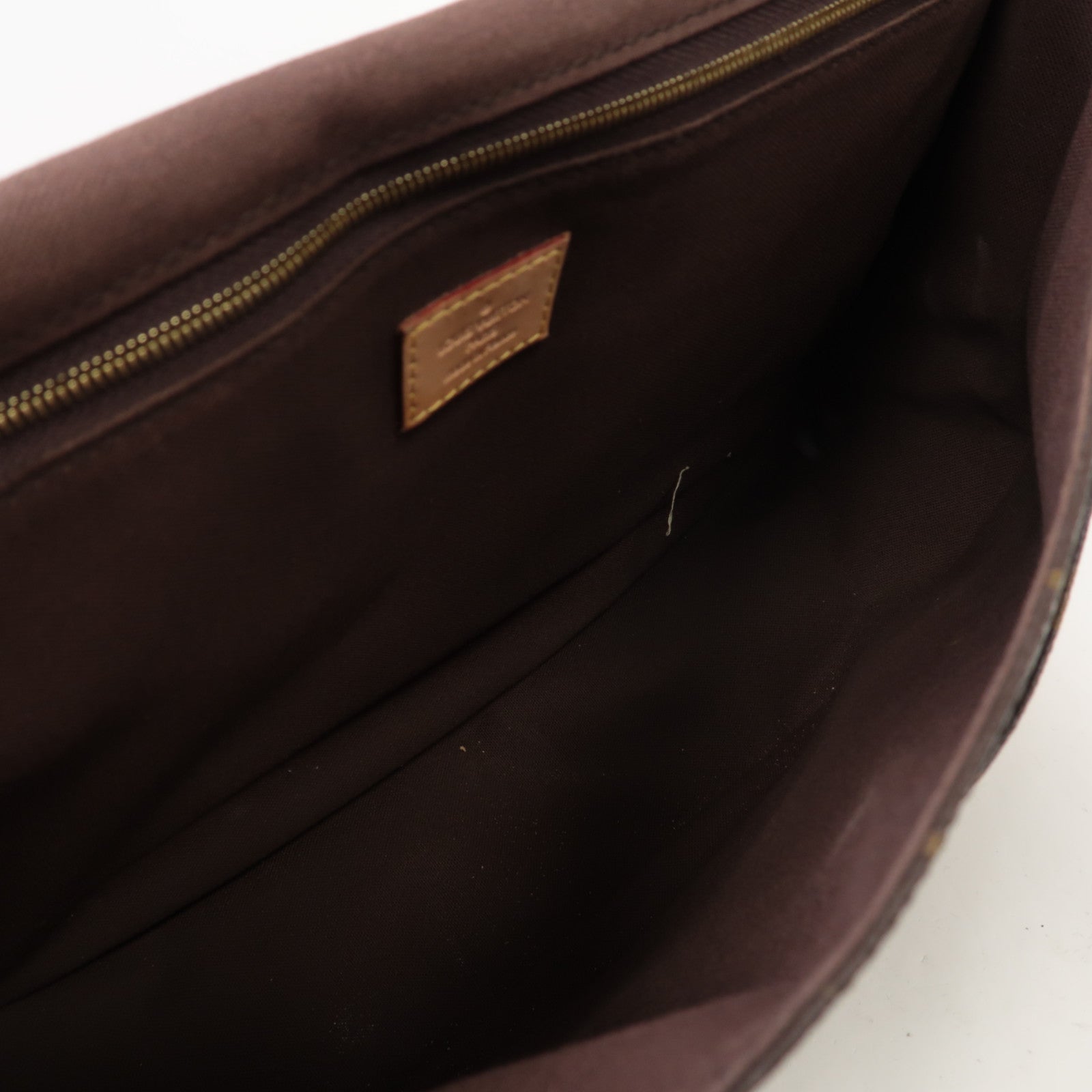 LOUIS VUITTON Monogram Menilmontant MM金扣肩背袋啡色