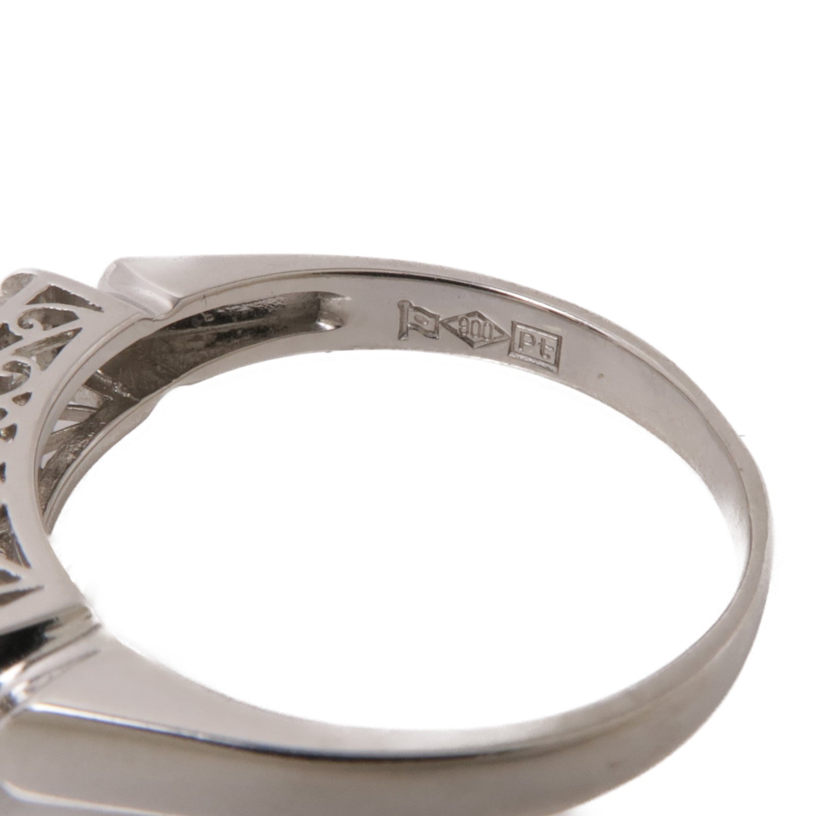 JEWELRY PT900鉑金Diamond Ring鑽石戒指US#7