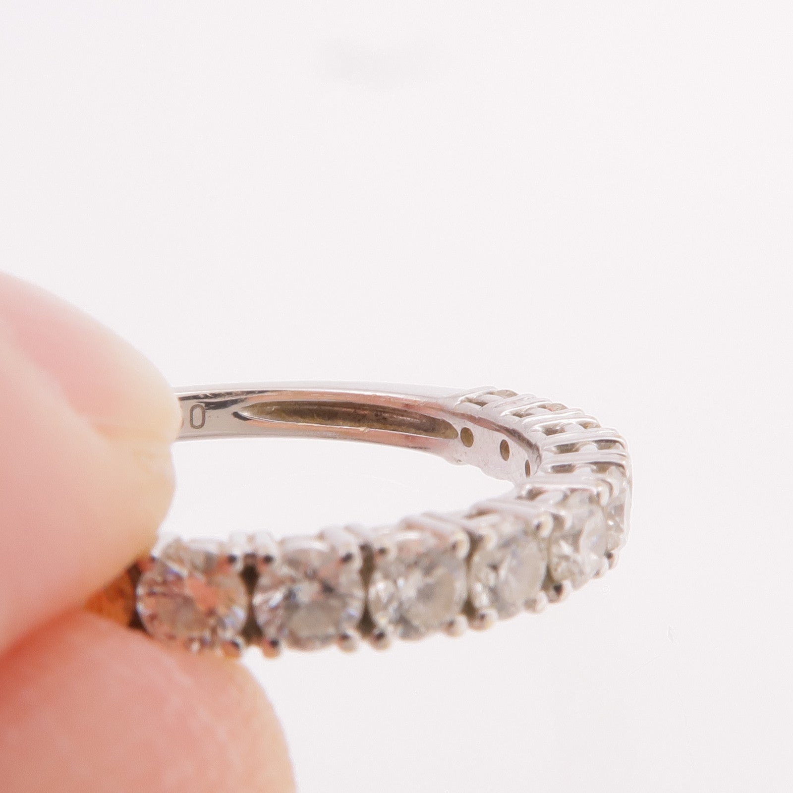 JEWELRY 【激減優惠】18K白金Diamond Ring鑽石戒指US#7
