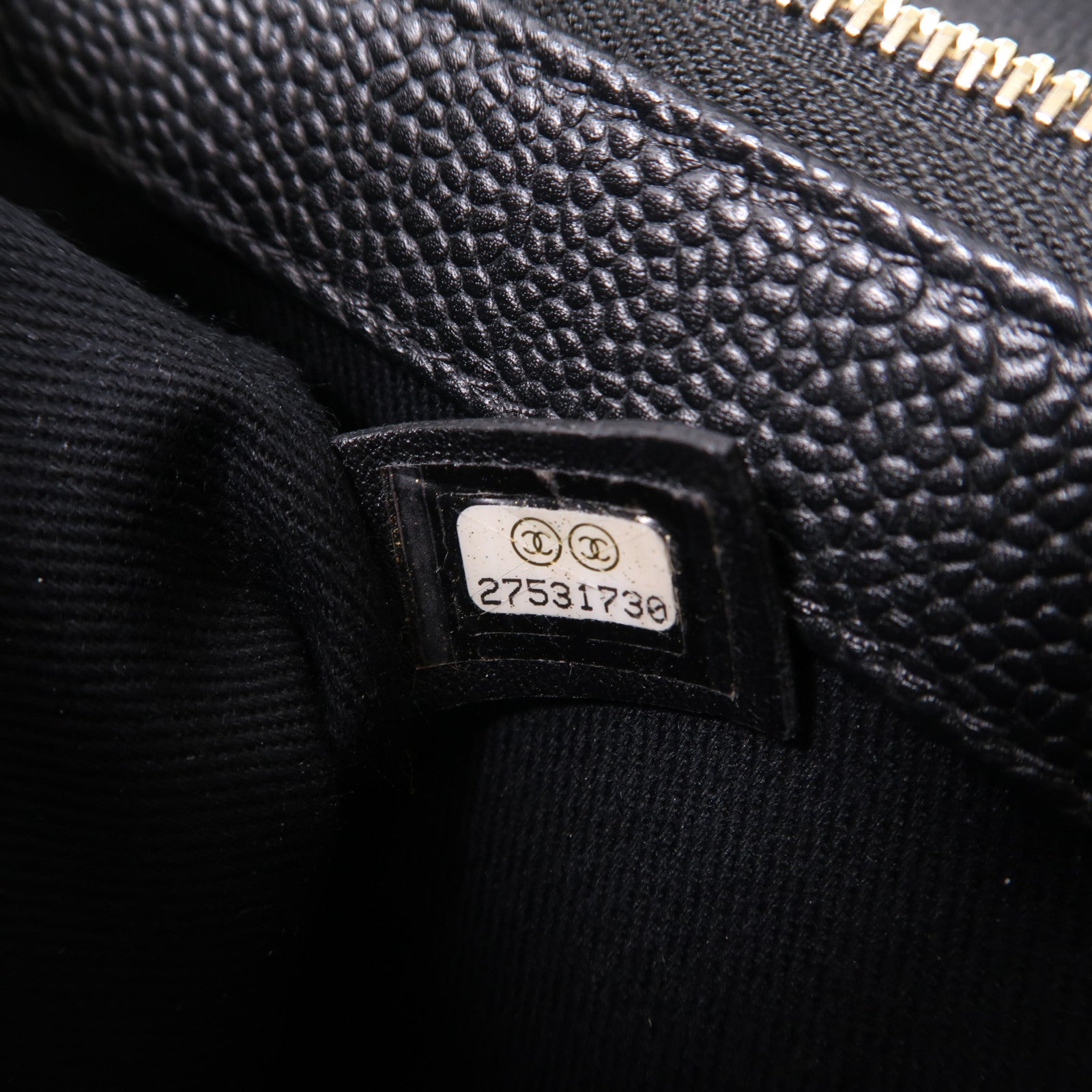CHANEL 牛皮皮革2Way Shoulder金扣鏈帶手挽肩背兩用袋黑色
