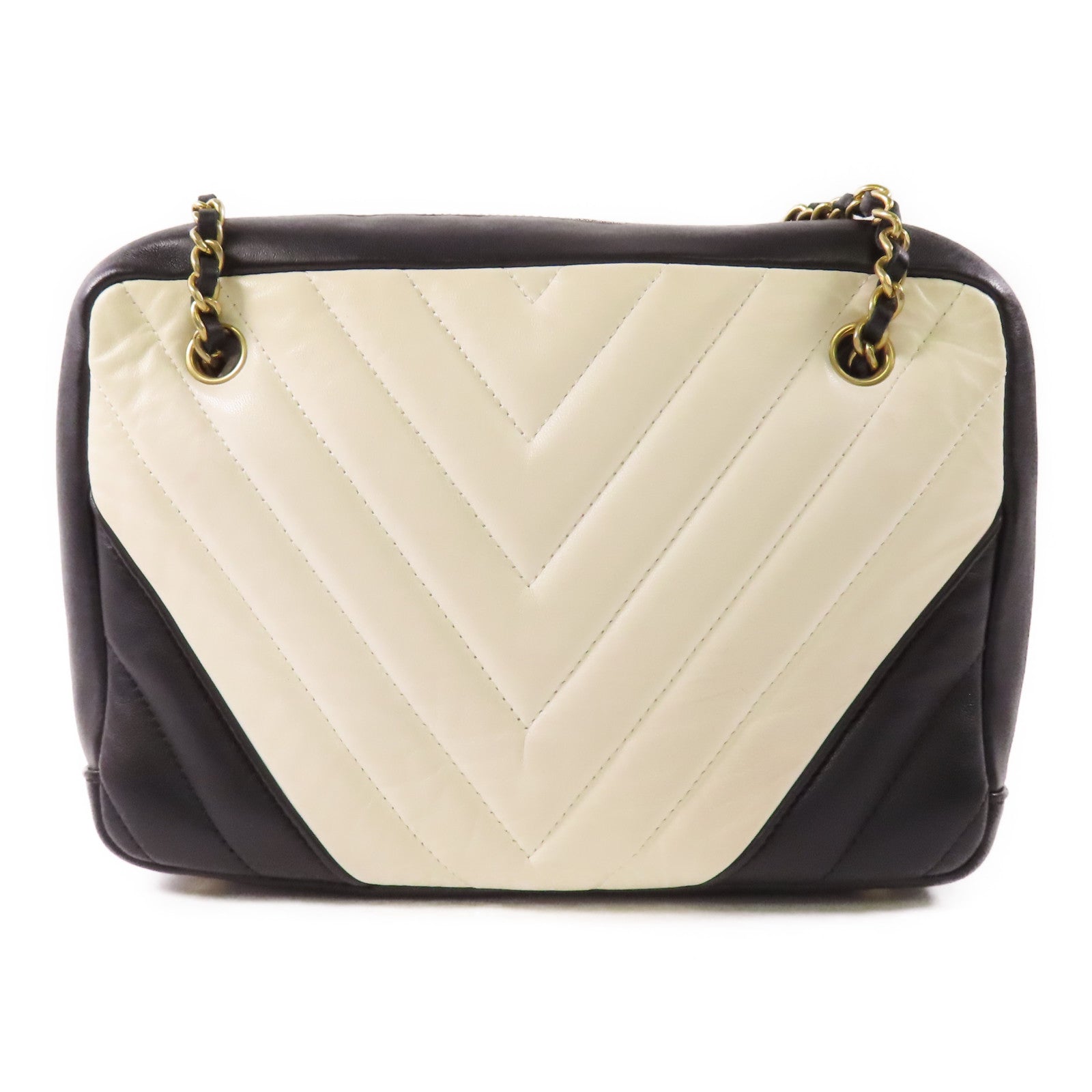 CHANEL 【激減優惠】羊皮皮革Chain Shoulder鏈帶肩背袋