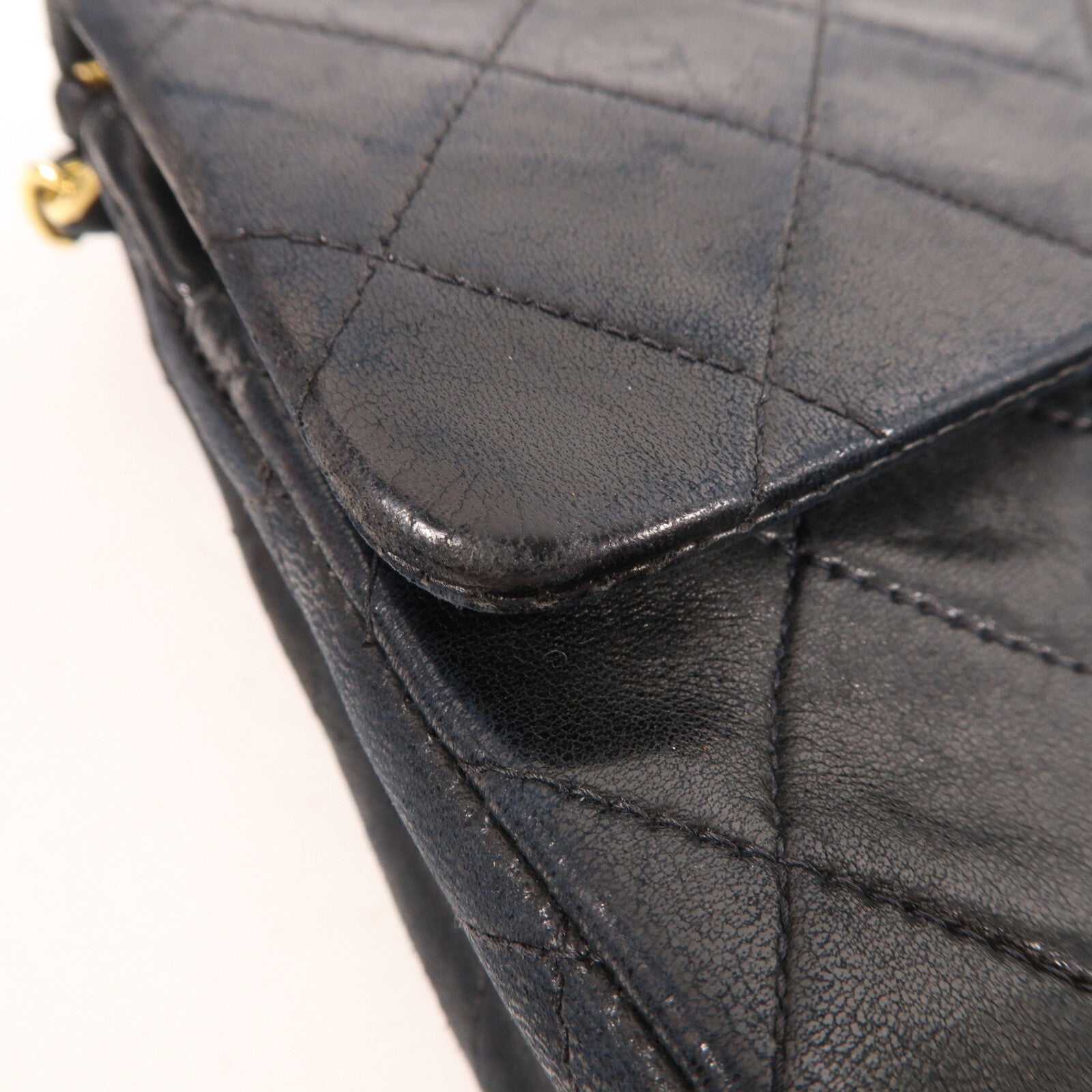 CHANEL 牛皮皮革Vintage Shoulder Bag鏈帶肩背袋