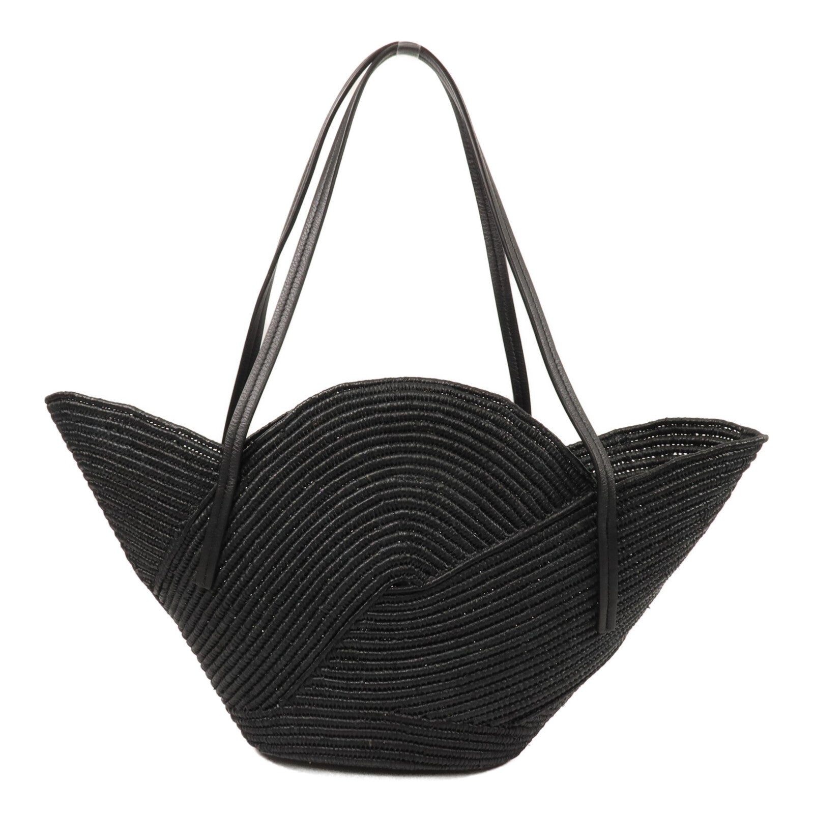 LOEWE Raffia/牛皮皮革x Paula's Ibiza Petal Tote Bag手挽袋