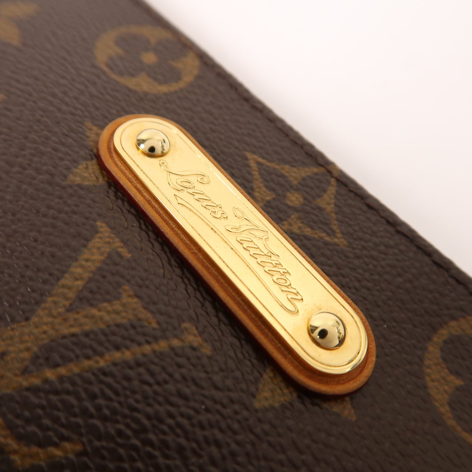 LOUIS VUITTON Monogram Eva金扣手挽肩背兩用袋