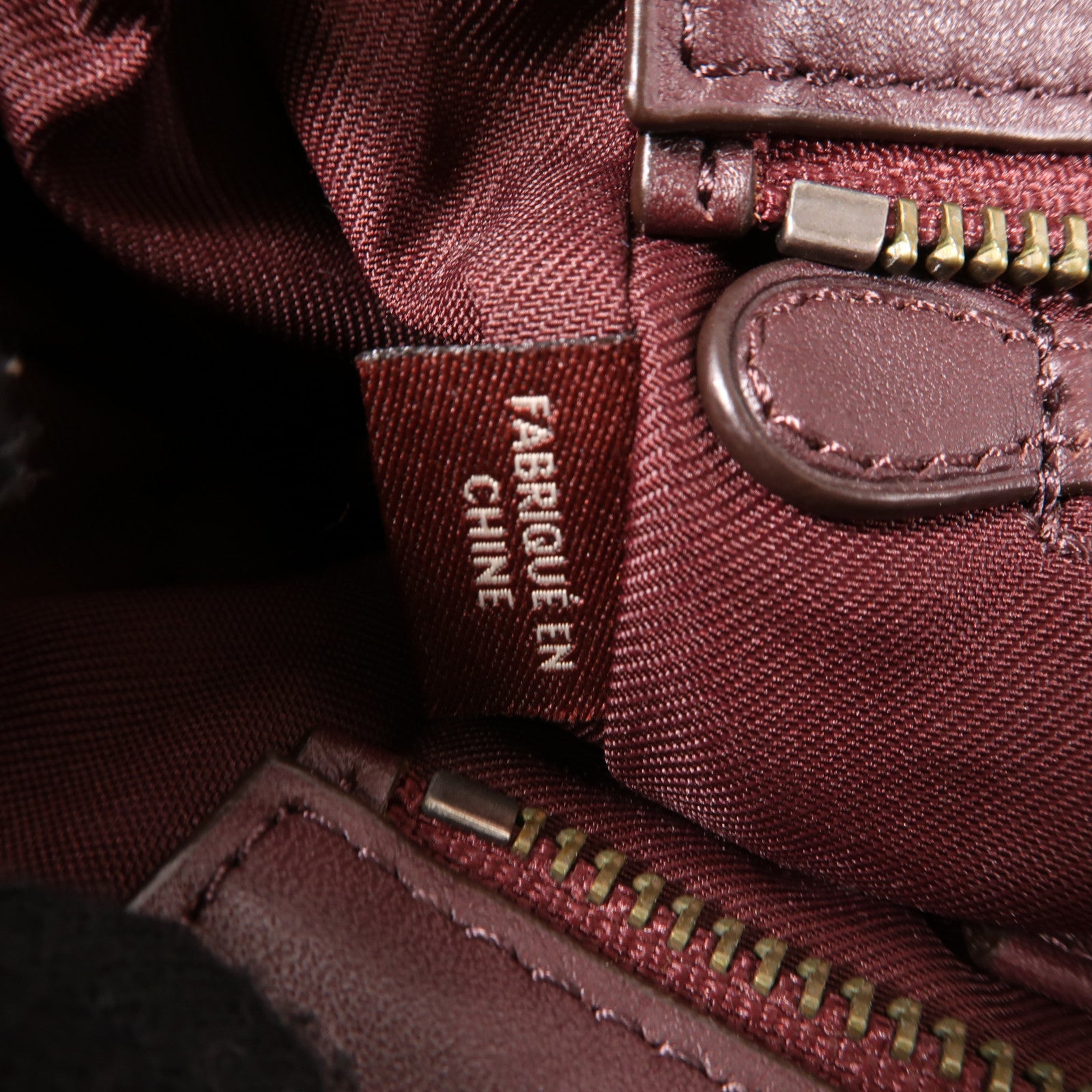 COACH 牛皮皮革Shoulder Bag肩背袋珠紅色