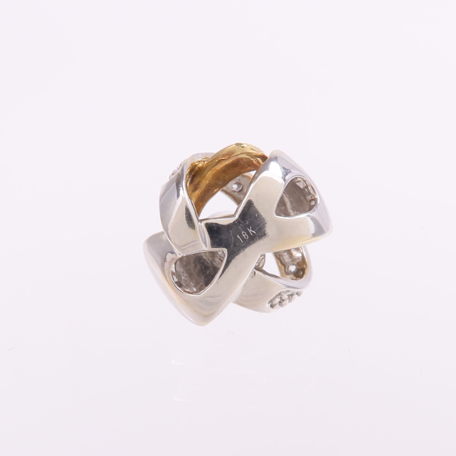 JEWELRY 18K黃金/白金Diamond Pendant Top鑽石吊墜