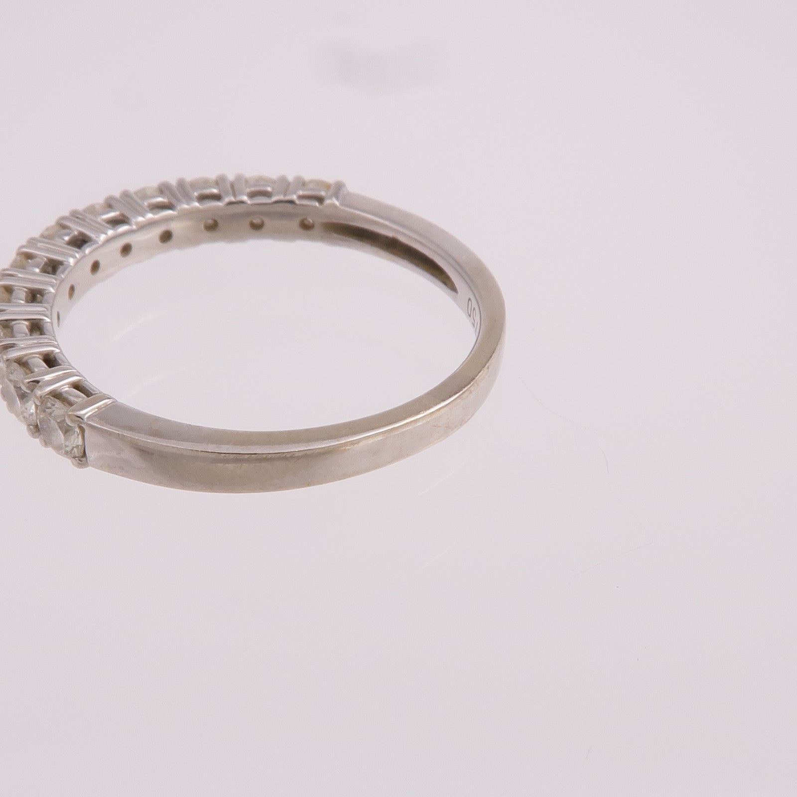 JEWELRY 【激減優惠】18K白金Diamond Ring鑽石戒指US#7