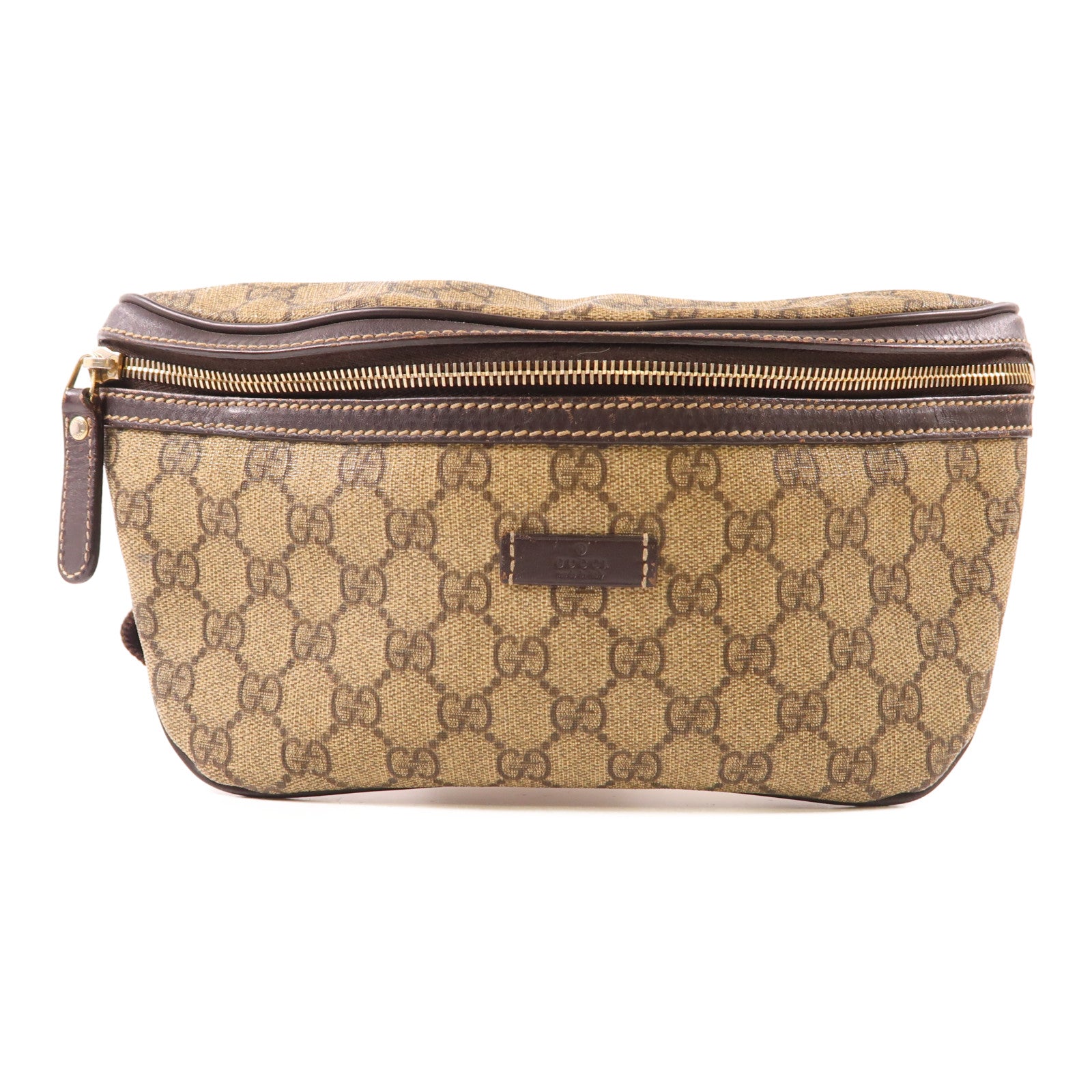GUCCI 塗層帆布Waist Bag金扣腰包