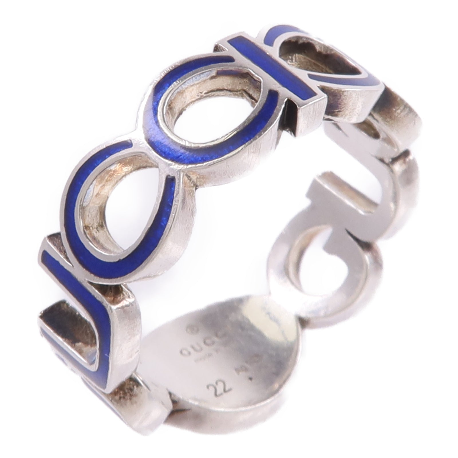 GUCCI 925純銀Interlocking G Ring戒指