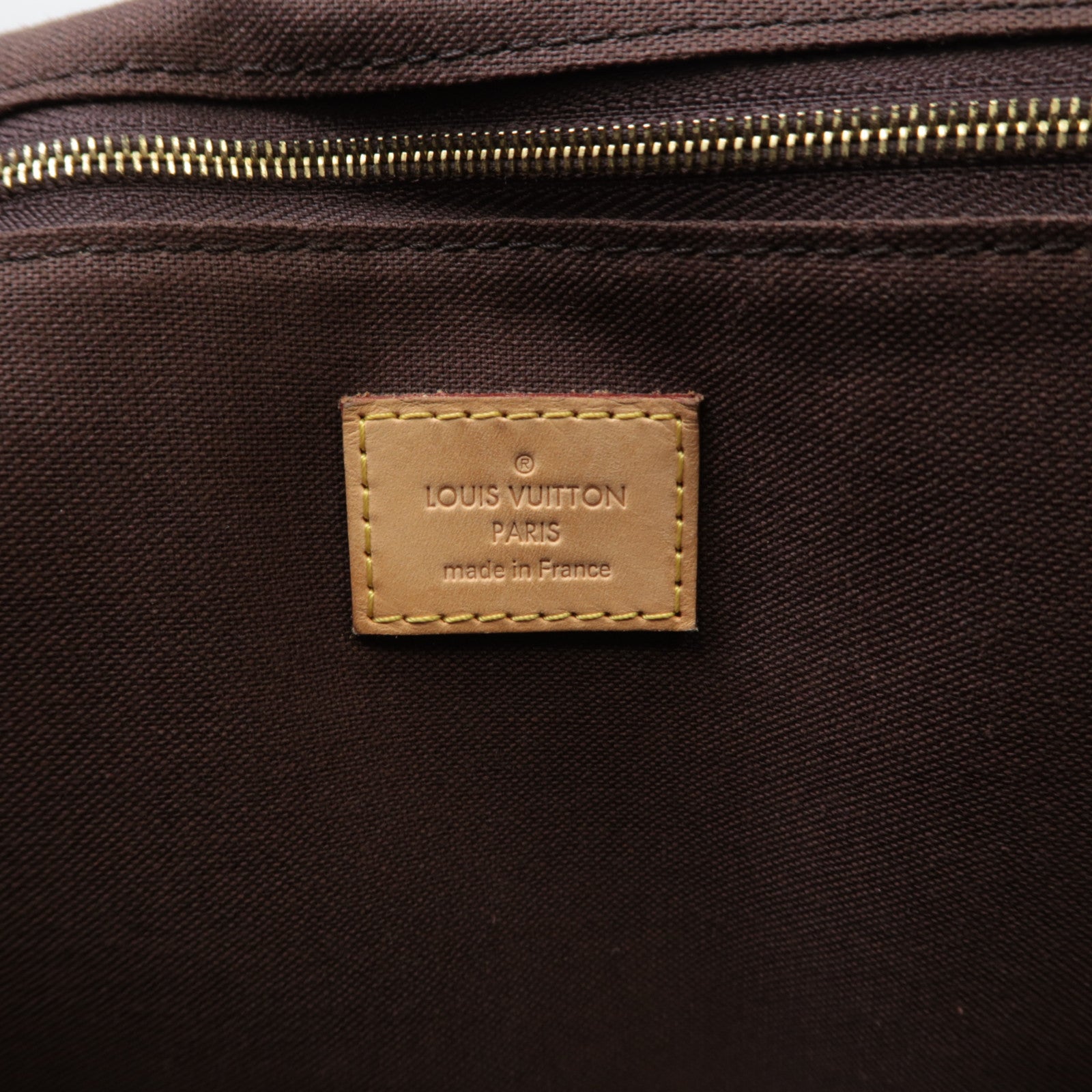 LOUIS VUITTON Monogram Menilmontant MM金扣肩背袋啡色