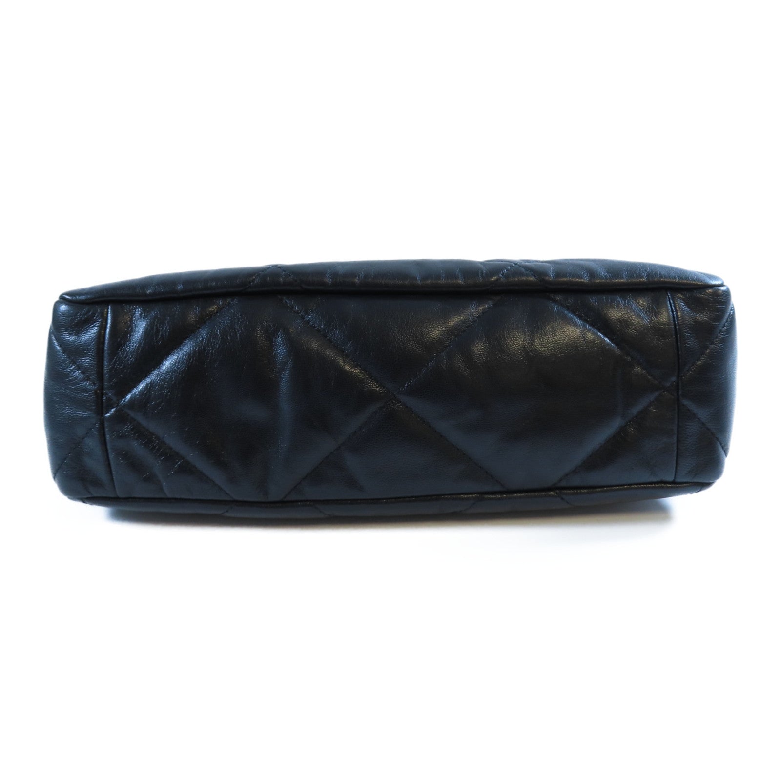 CHANEL 【激減優惠】菱格羊皮皮革Chain Shoulder Bag金扣手挽肩背兩用袋黑色