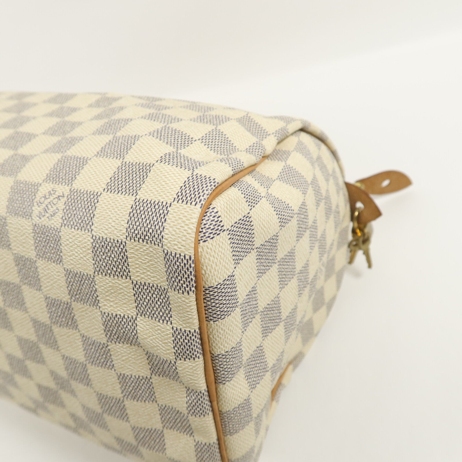 LOUIS VUITTON Damier Azur Speedy 30手挽袋