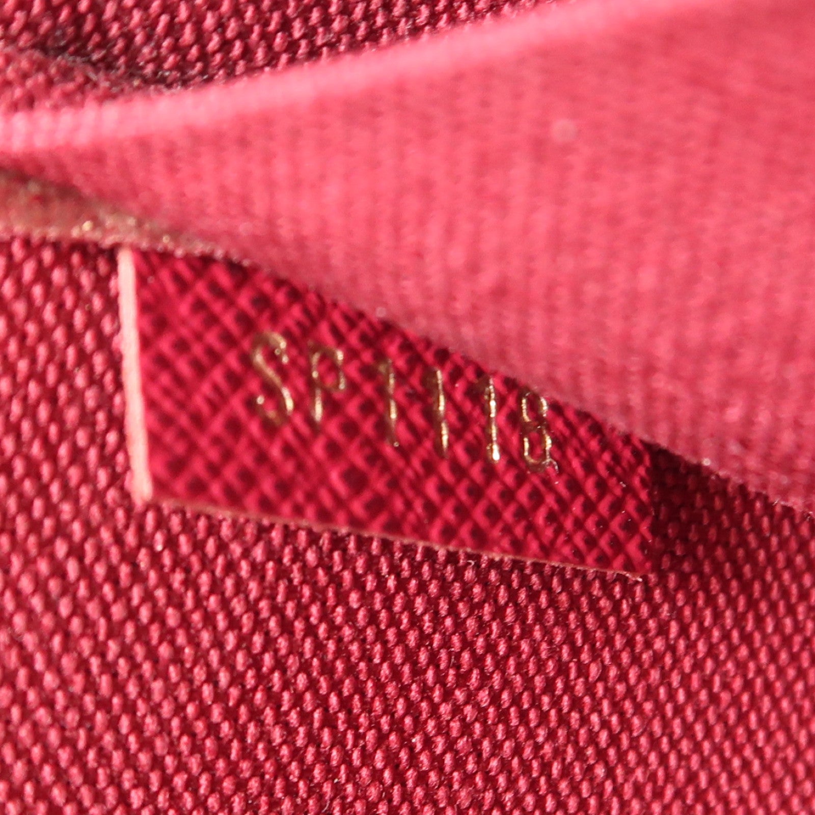 LOUIS VUITTON Monogram Pochette Felicie金扣鏈帶肩背袋棕色