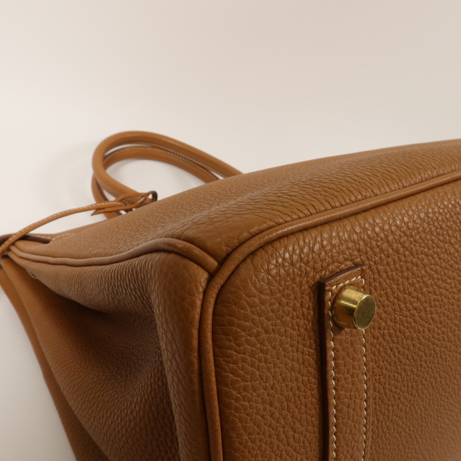 HERMES Togo皮革Birkin 35手挽袋Gold