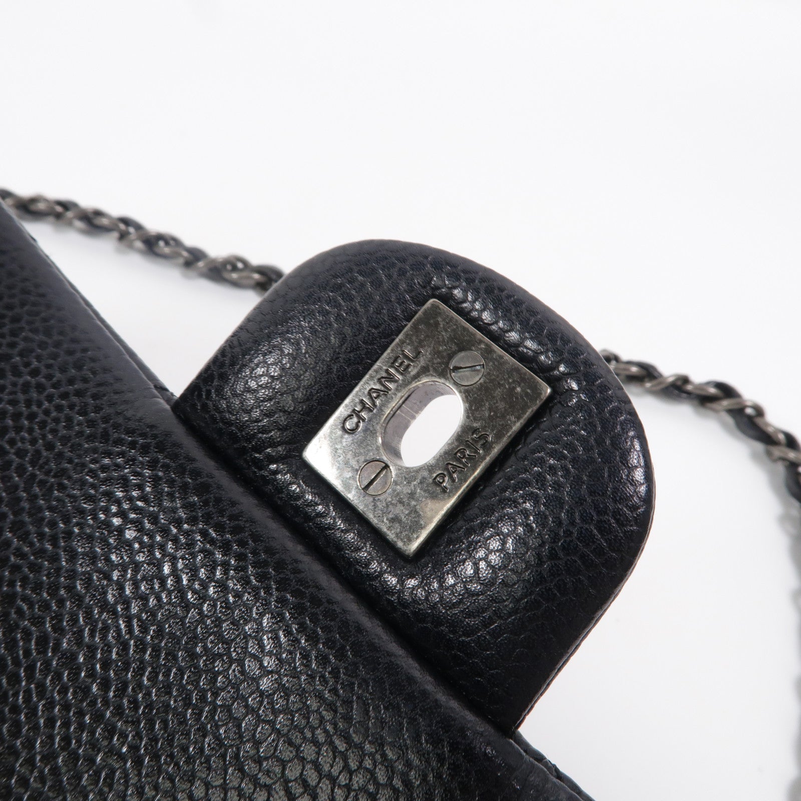 CHANEL 牛皮皮革Mini Classic 20鏈帶肩背袋