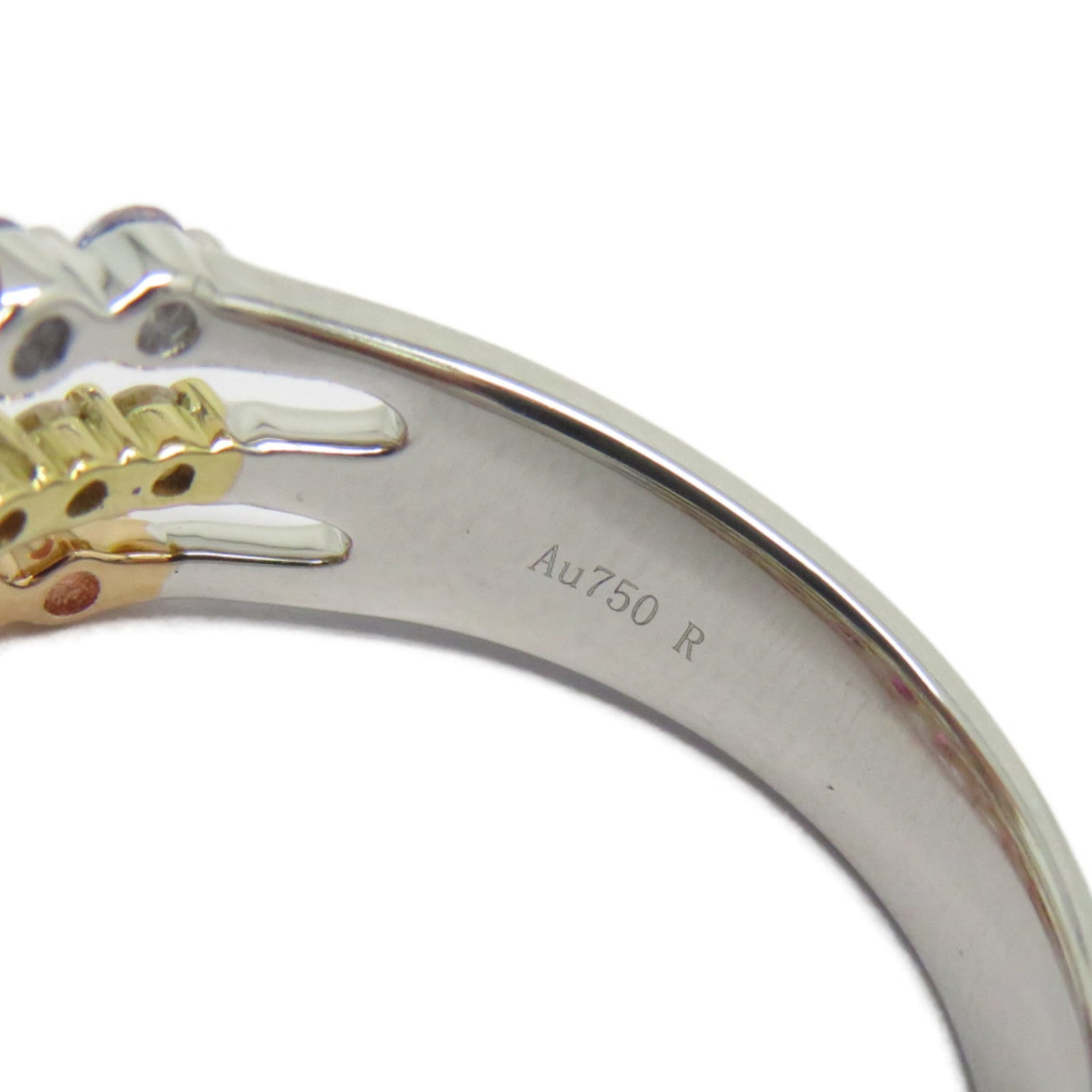 JEWELRY 【激減優惠】18K白金Sapphire Diamond Ring 0.75藍寶石/0.59ct粉紅色藍寶石/0.32ct鑽石戒指US#6.5