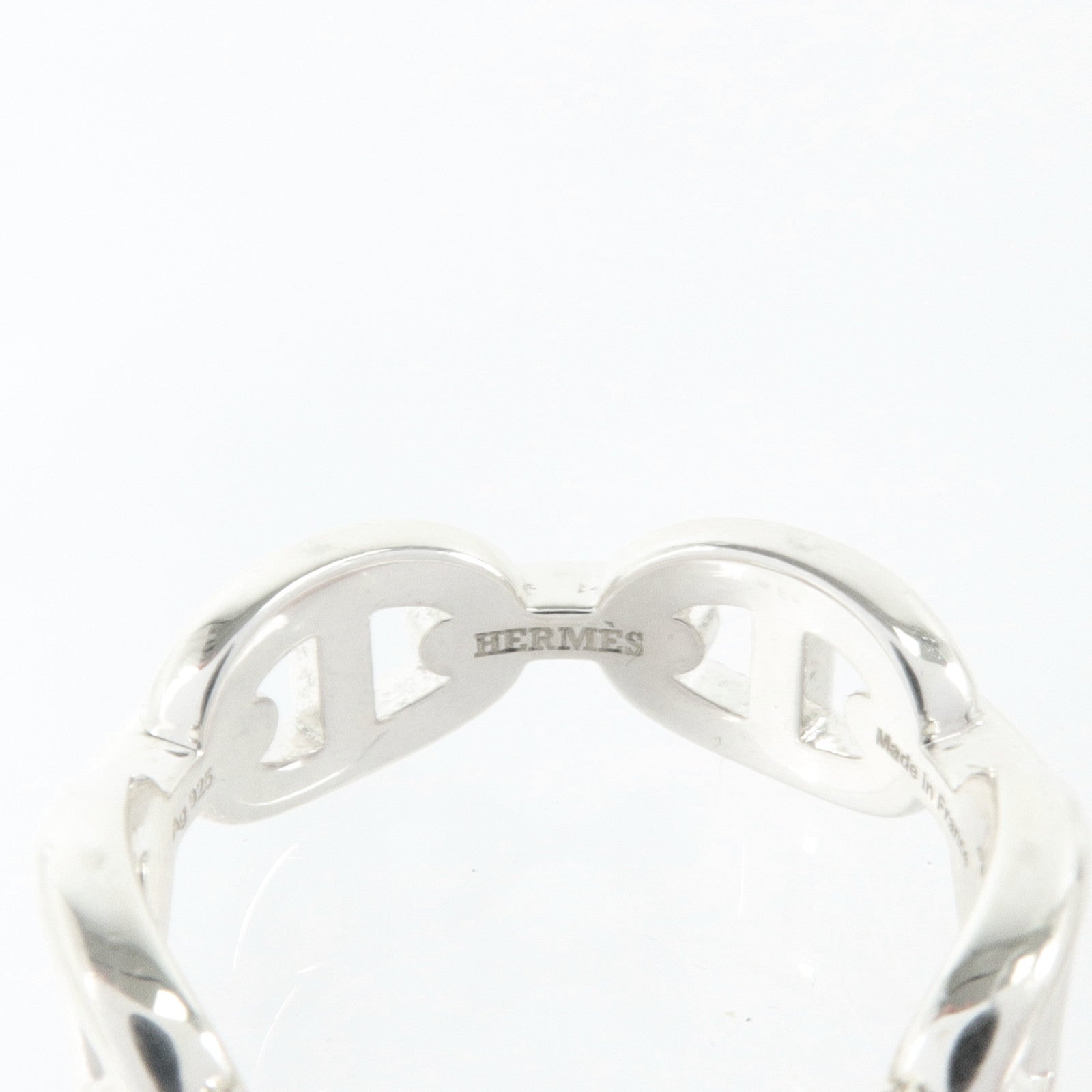 HERMES 925純銀Chaine D'Ancre Ring戒指