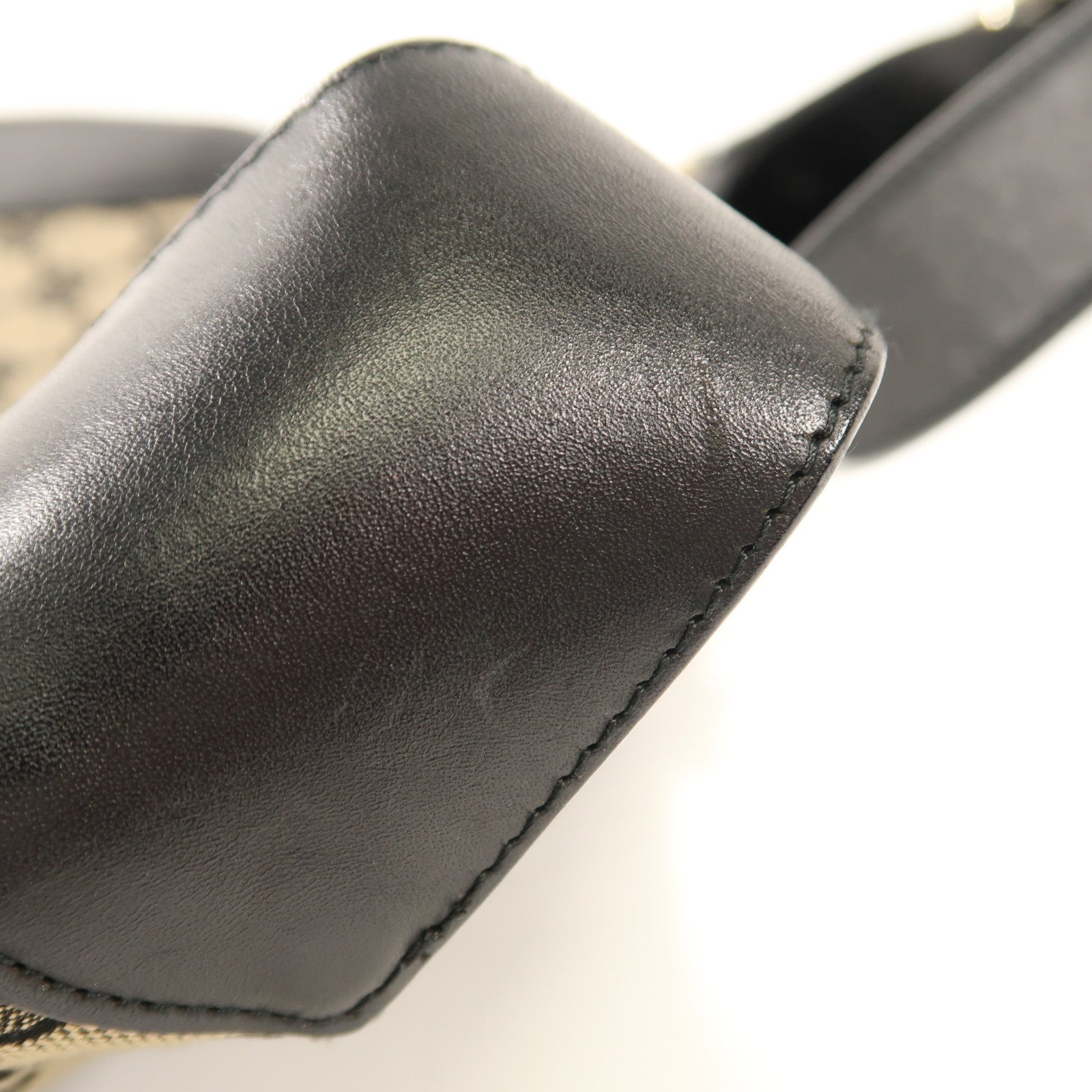 GUCCI 帆布Shoulder Bag金扣肩背袋