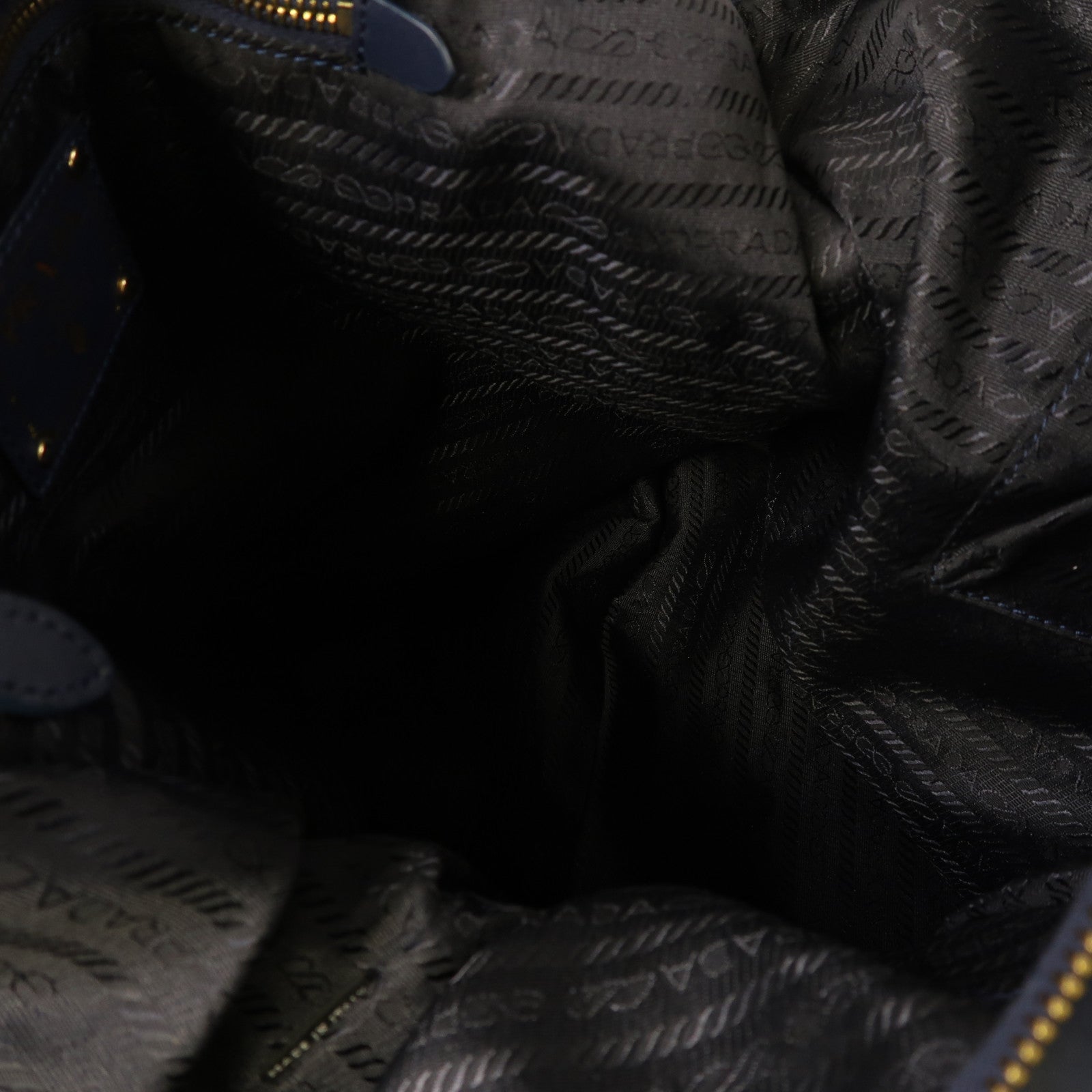PRADA 尼龍2 Way Shoulder金扣手挽肩背兩用袋