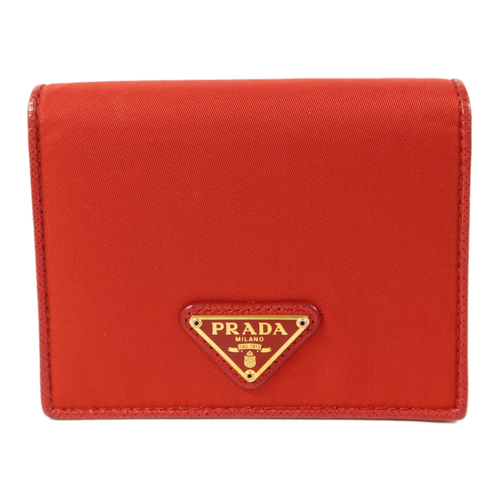 PRADA 尼龍Vitello Move金扣錢包