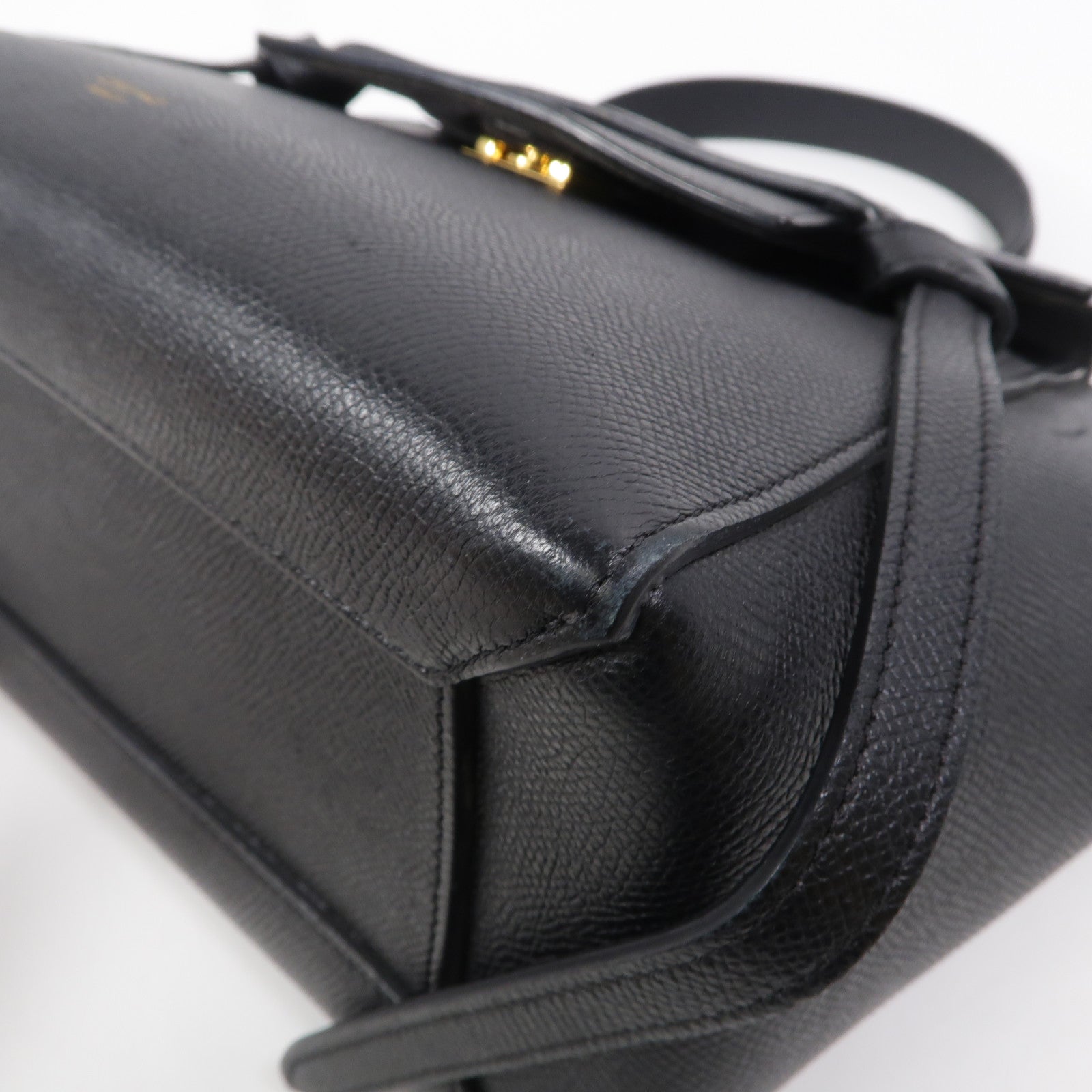 CELINE 牛皮皮革Micro Belt Bag手挽肩背兩用袋