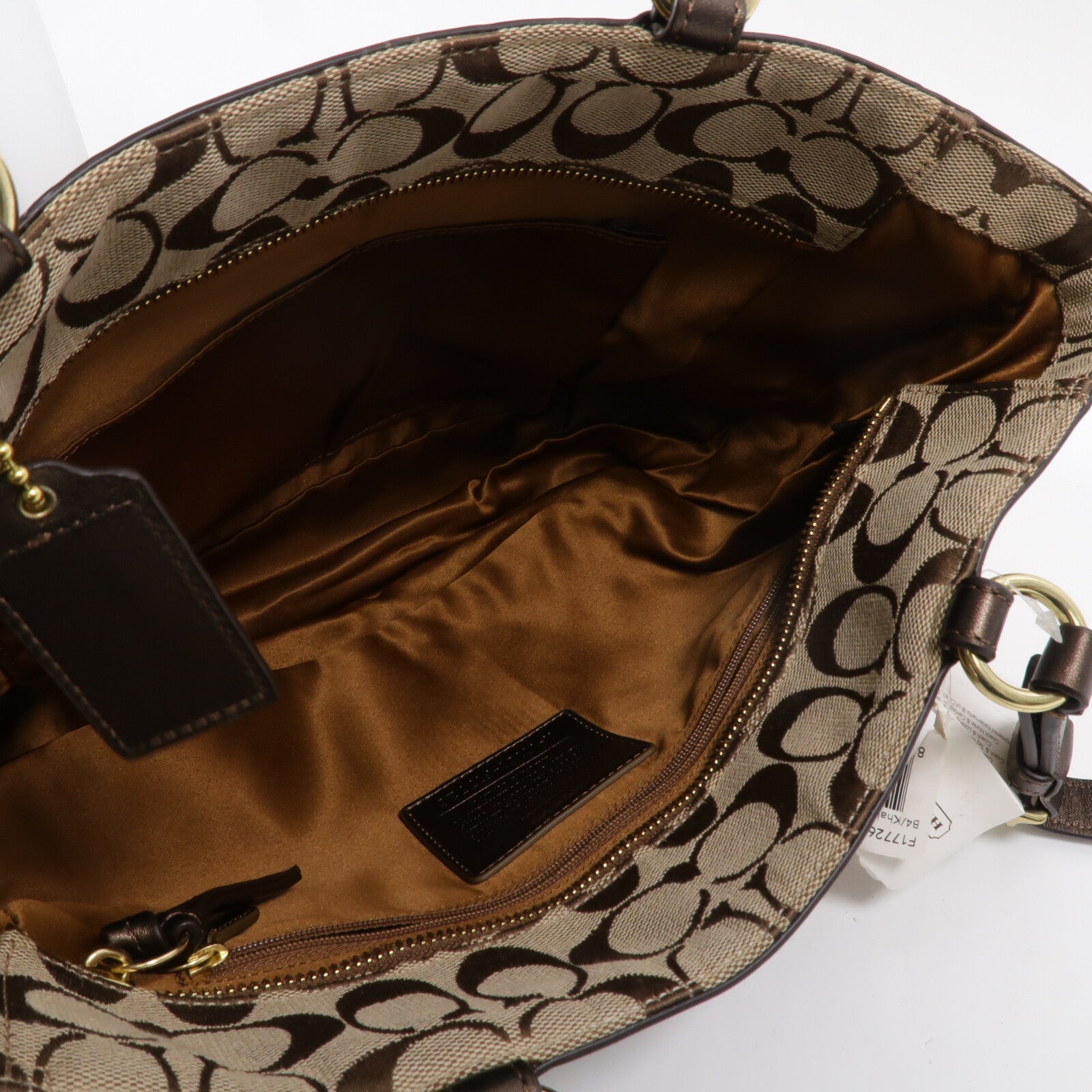 COACH 帆布Shoulder Tote肩背袋