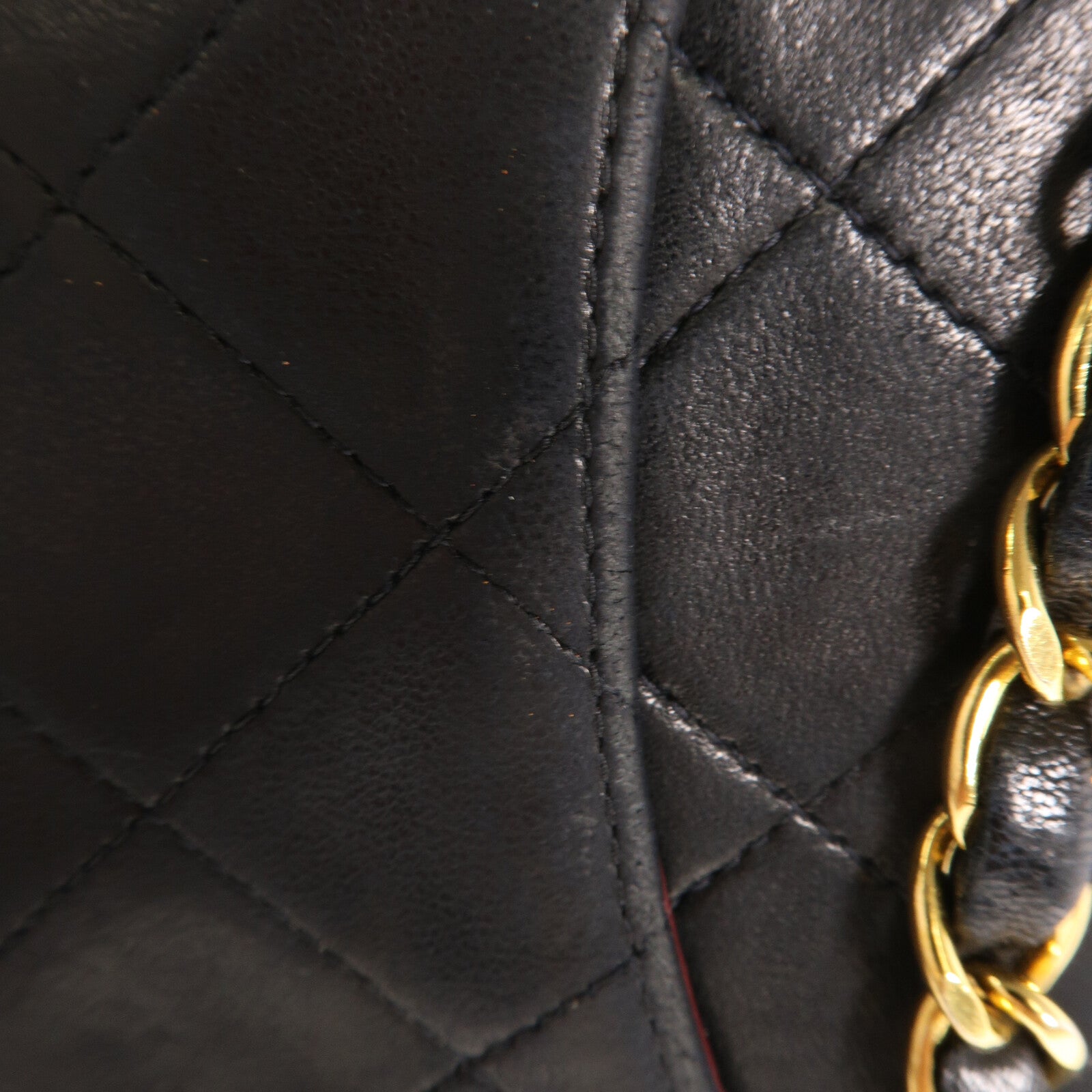 CHANEL 牛皮皮革Vintage Shoulder Bag鏈帶肩背袋