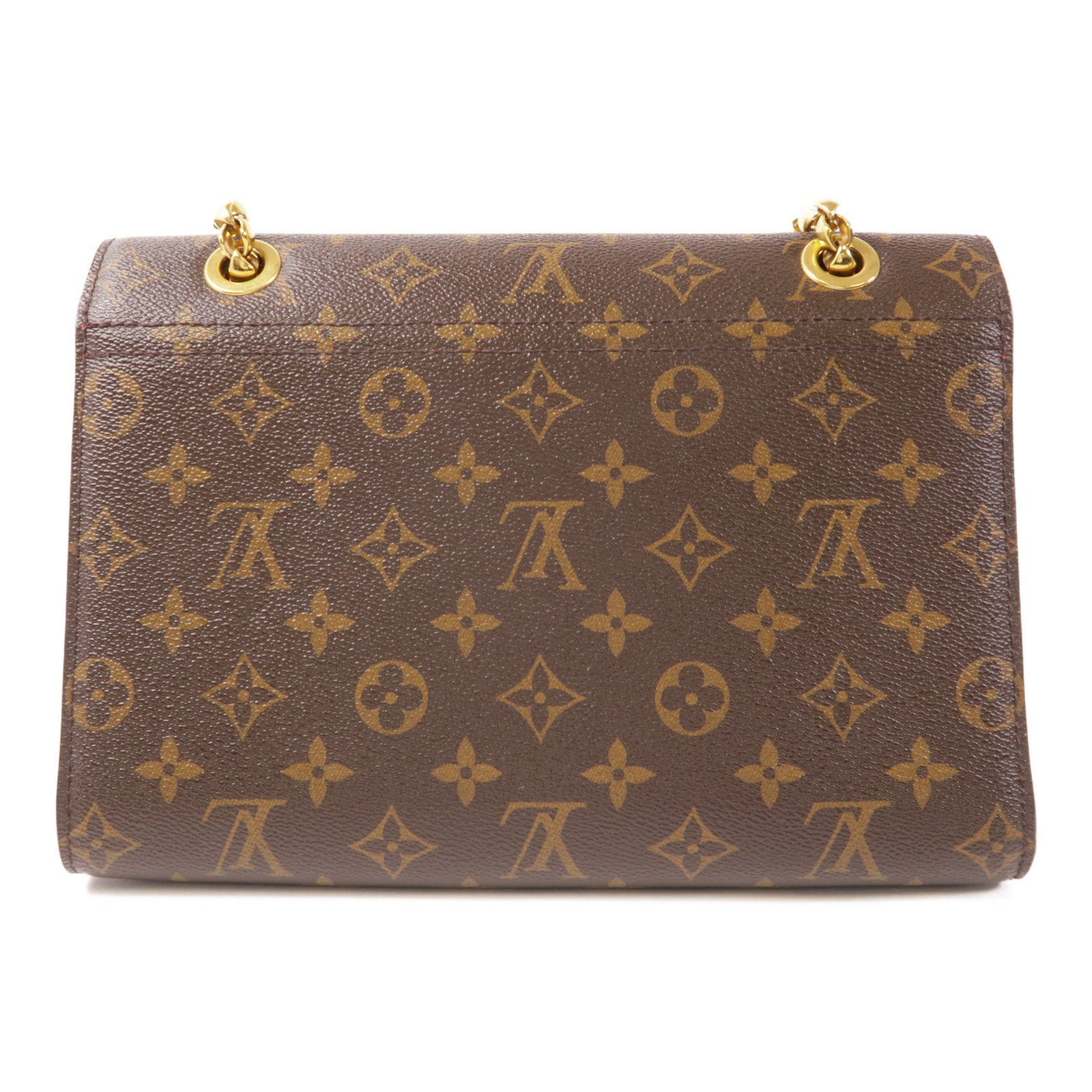 LOUIS VUITTON Monogram Victoire金扣鏈帶肩背袋