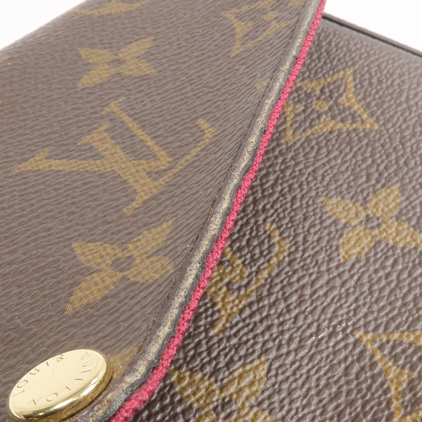 LOUIS VUITTON Monogram Pochette Felicie金扣鏈帶肩背袋